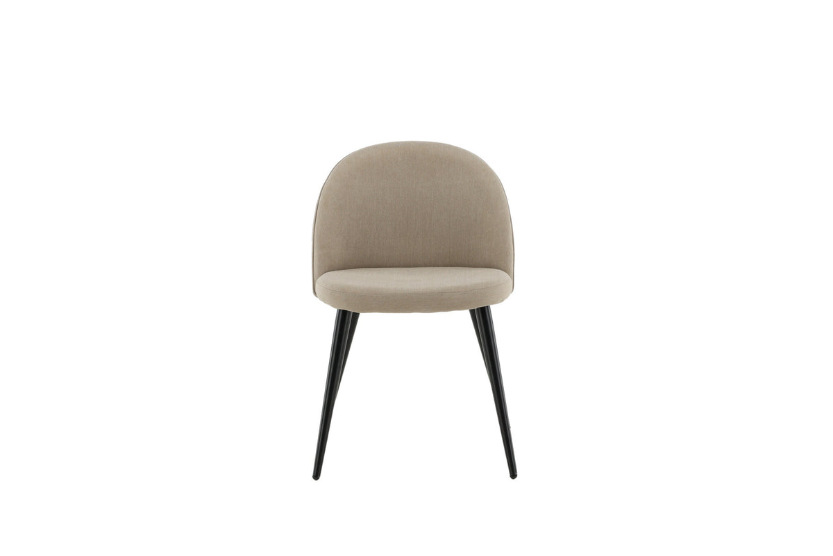 Velvet Stitches Stuhl in Beige präsentiert im Onlineshop von KAQTU Design AG. Stuhl ist von Venture Home