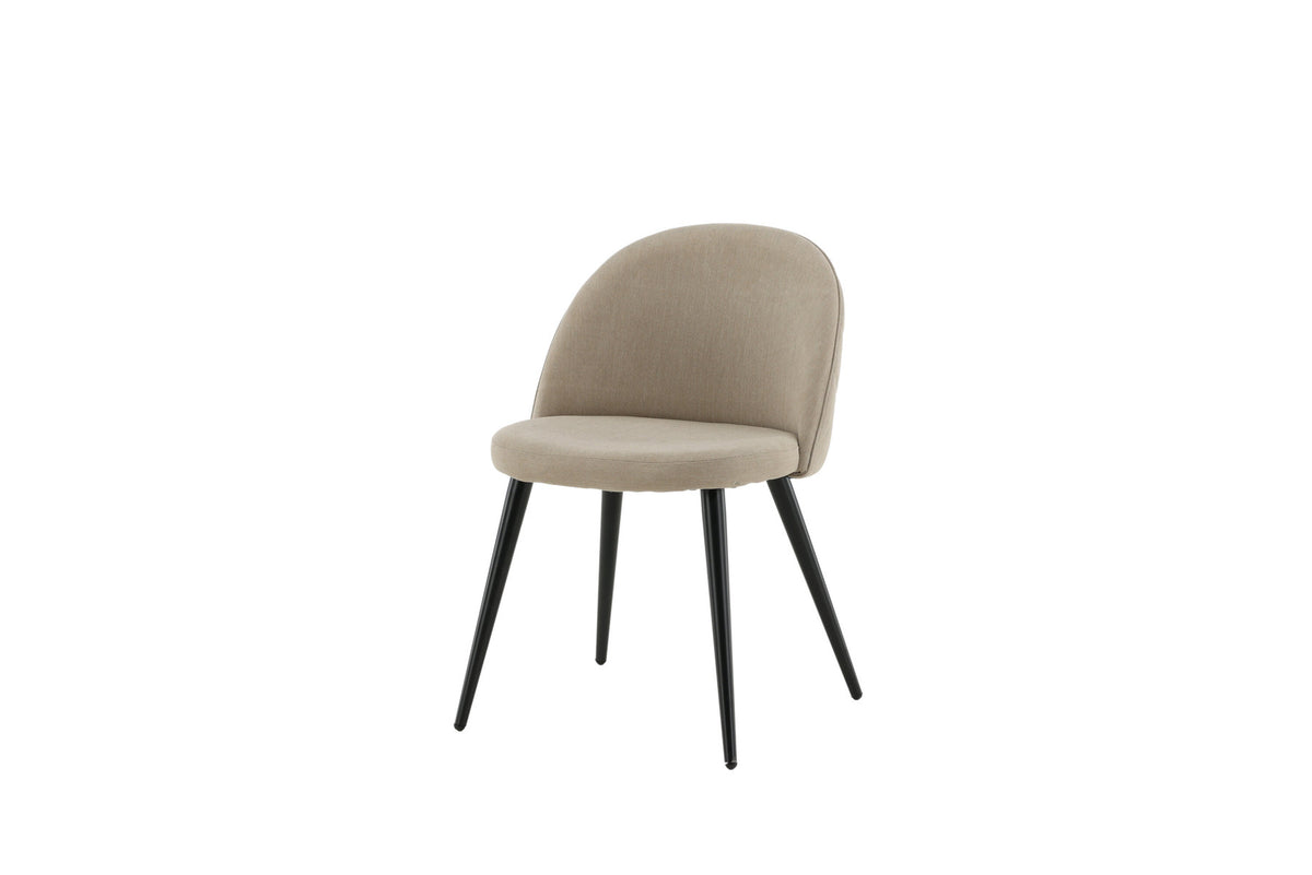 Velvet Stitches Stuhl in Beige präsentiert im Onlineshop von KAQTU Design AG. Stuhl ist von Venture Home