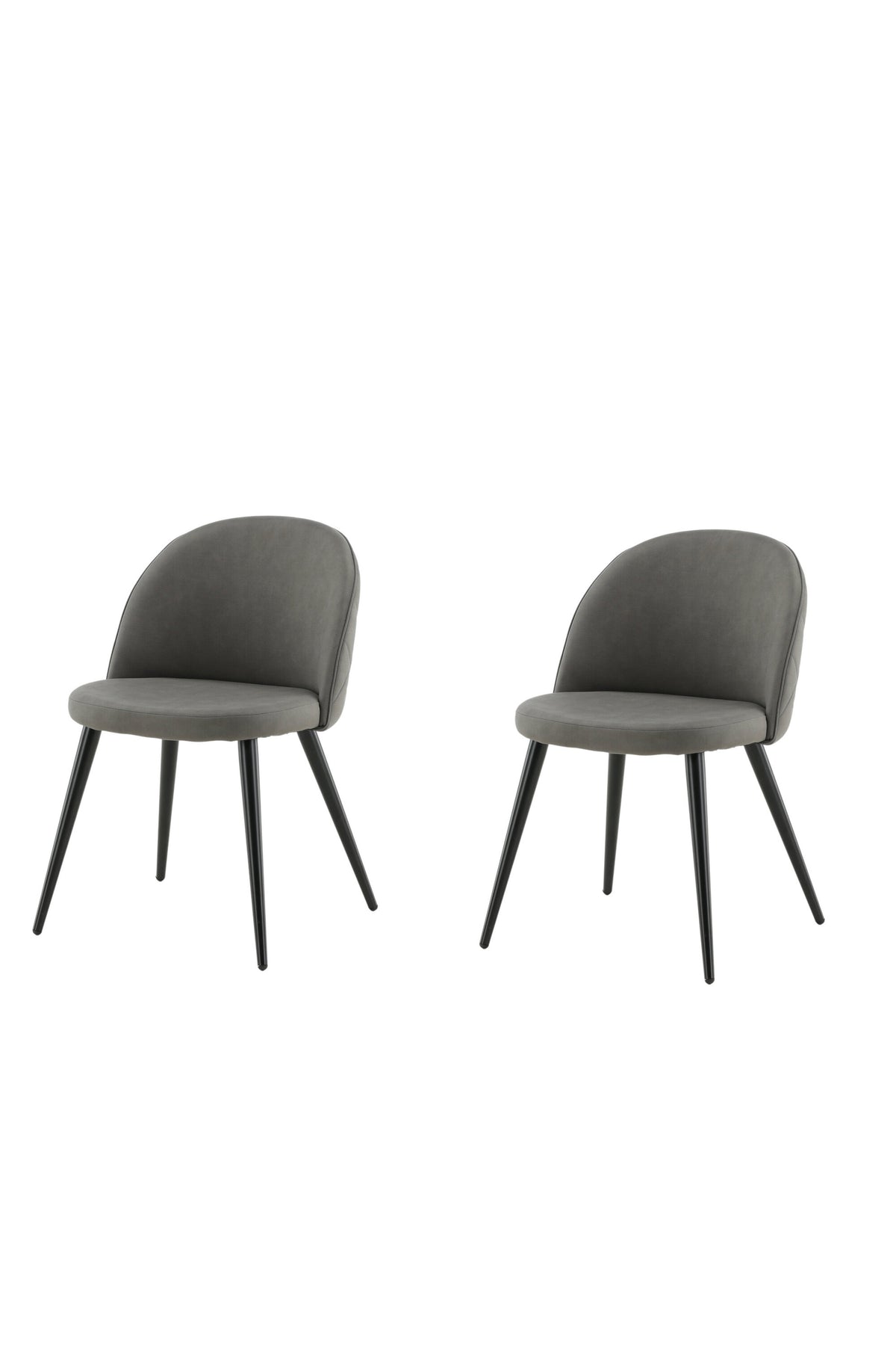 Velvet Stitches Stuhl in Grau präsentiert im Onlineshop von KAQTU Design AG. Stuhl ist von Venture Home