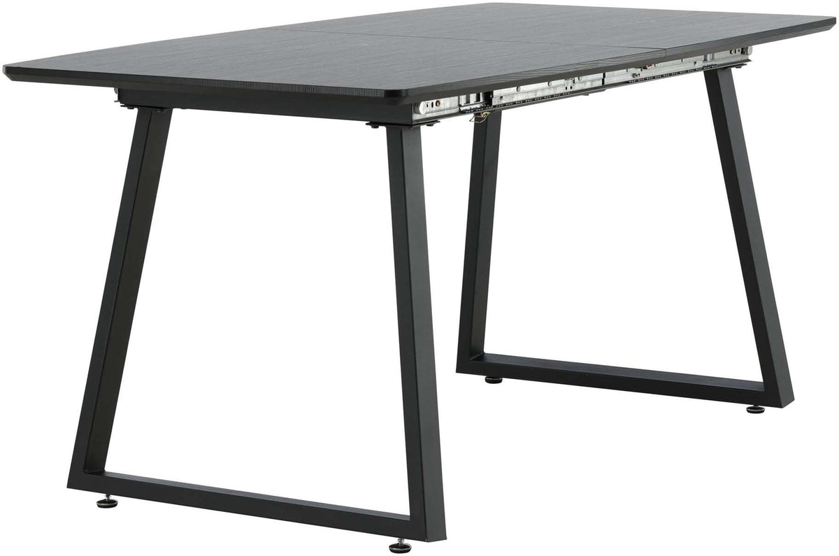 Inka ausziehbarer Tisch in Schwarz präsentiert im Onlineshop von KAQTU Design AG. Esstisch ist von Venture Home