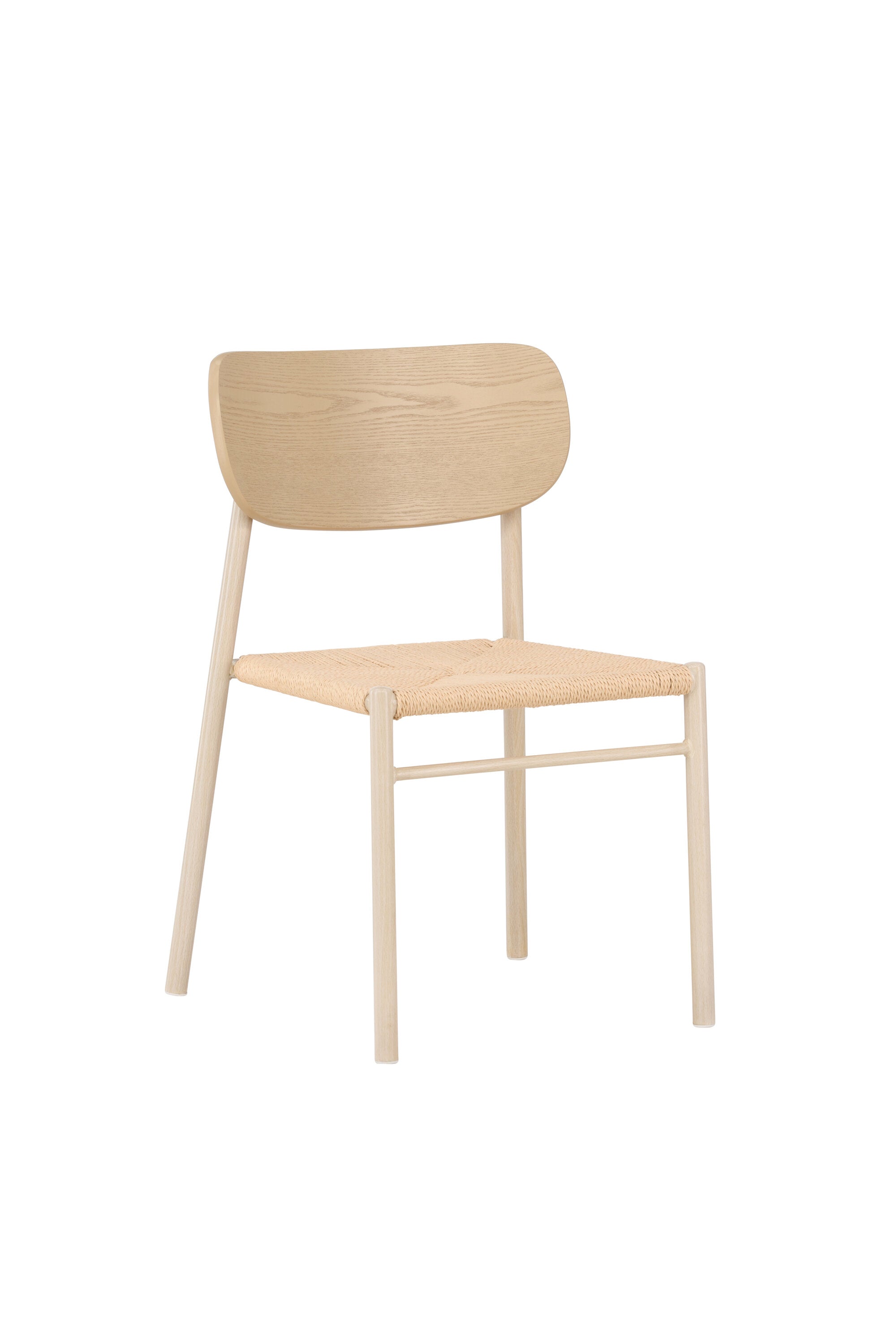 Polly Esszimmerstuhl in Weißwäsche präsentiert im Onlineshop von KAQTU Design AG. Stuhl ist von Venture Home