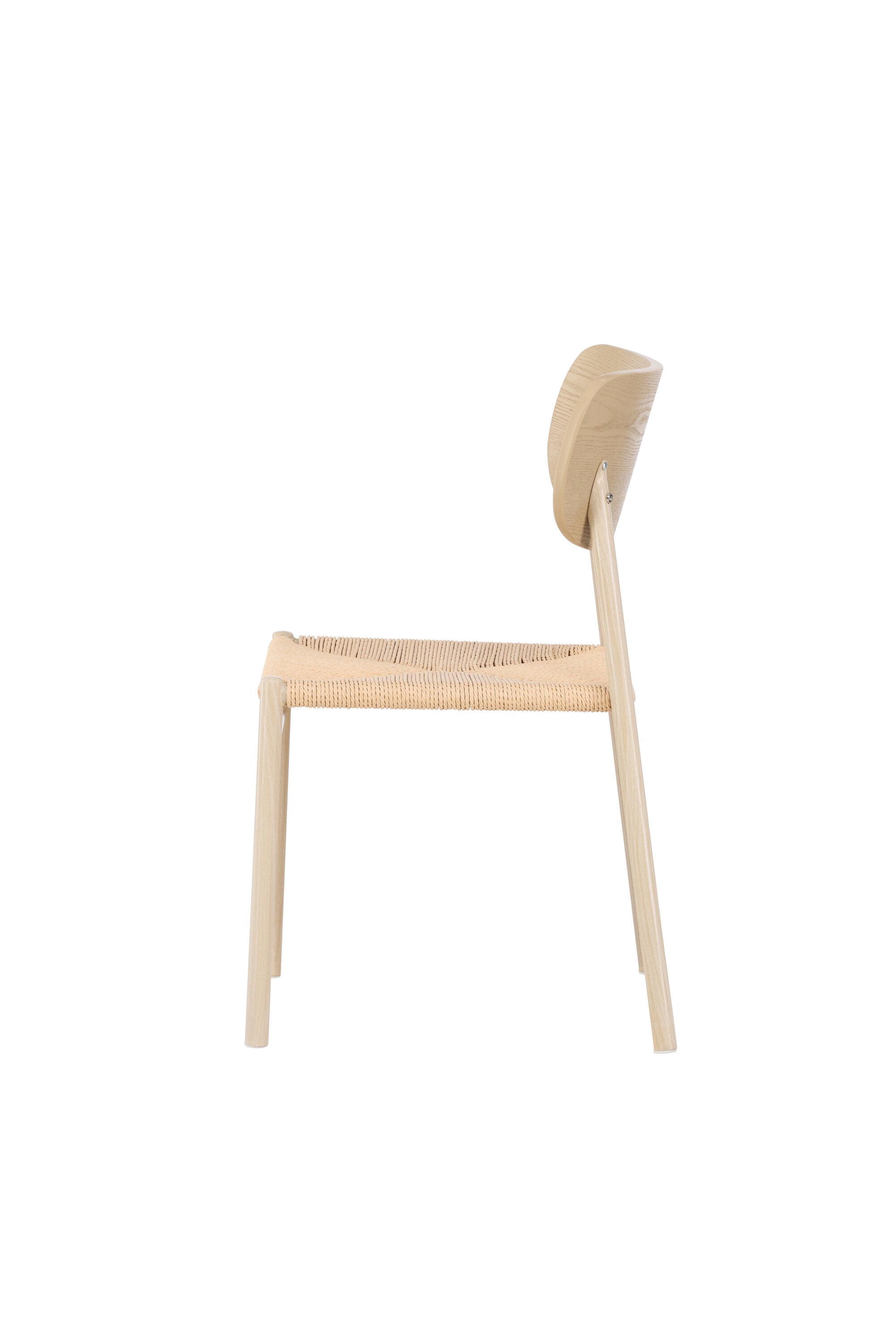 Polly Esszimmerstuhl in Weißwäsche präsentiert im Onlineshop von KAQTU Design AG. Stuhl ist von Venture Home