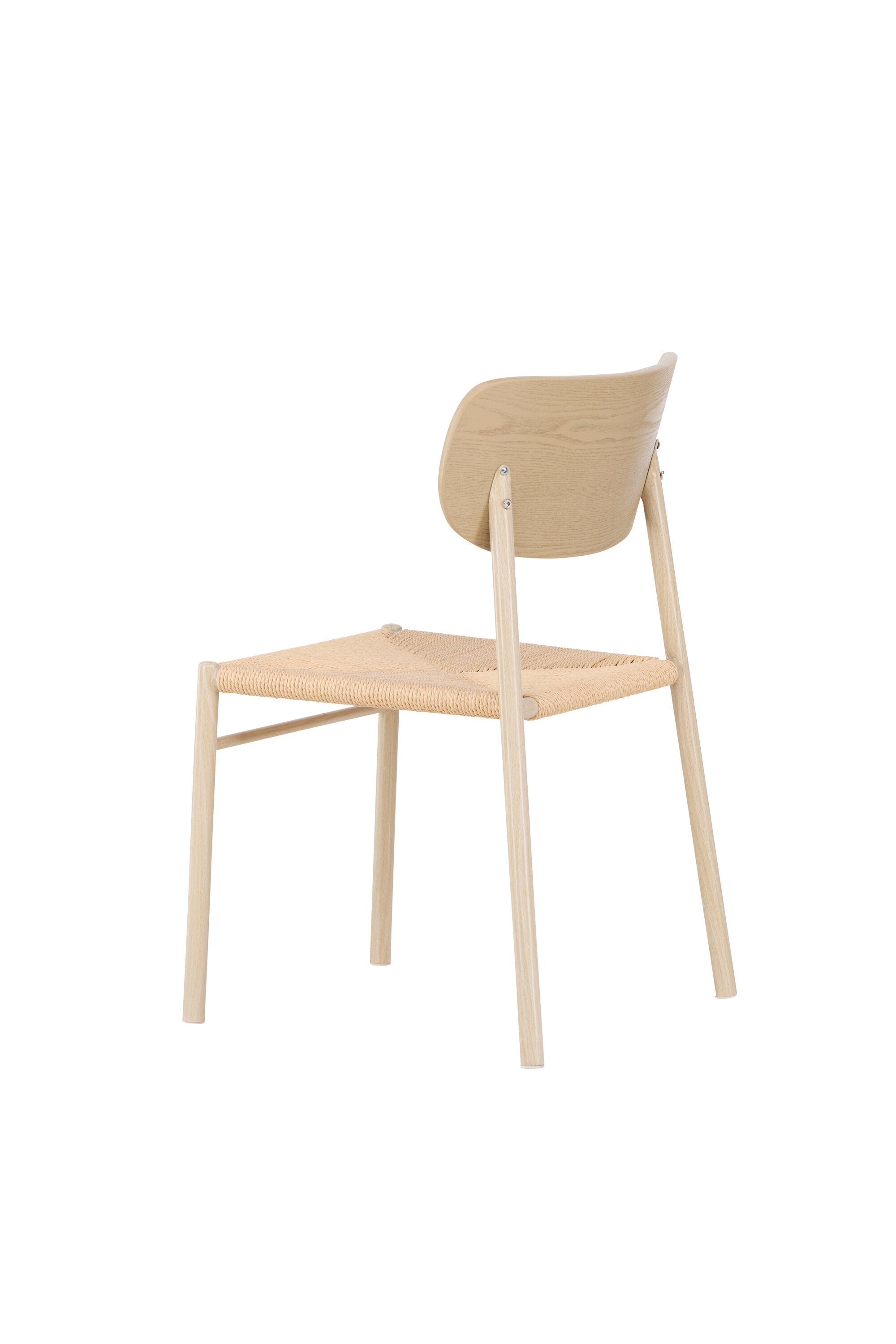 Polly Esszimmerstuhl in Weißwäsche präsentiert im Onlineshop von KAQTU Design AG. Stuhl ist von Venture Home