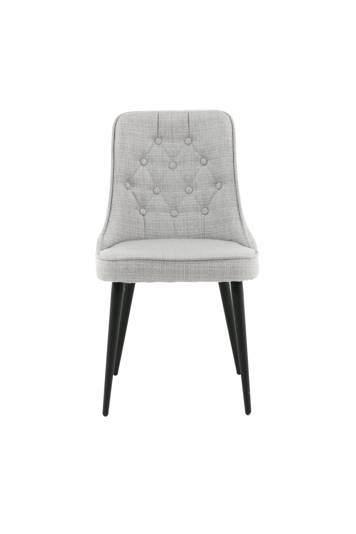 Velvet Deluxe Stuhl in Grau / Schwarz präsentiert im Onlineshop von KAQTU Design AG. Stuhl ist von Venture Home