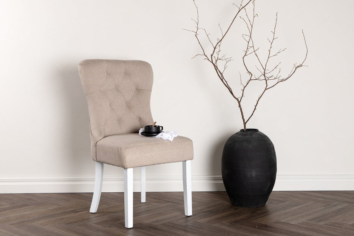 Vista Stuhl in Beige präsentiert im Onlineshop von KAQTU Design AG. Stuhl ist von Venture Home