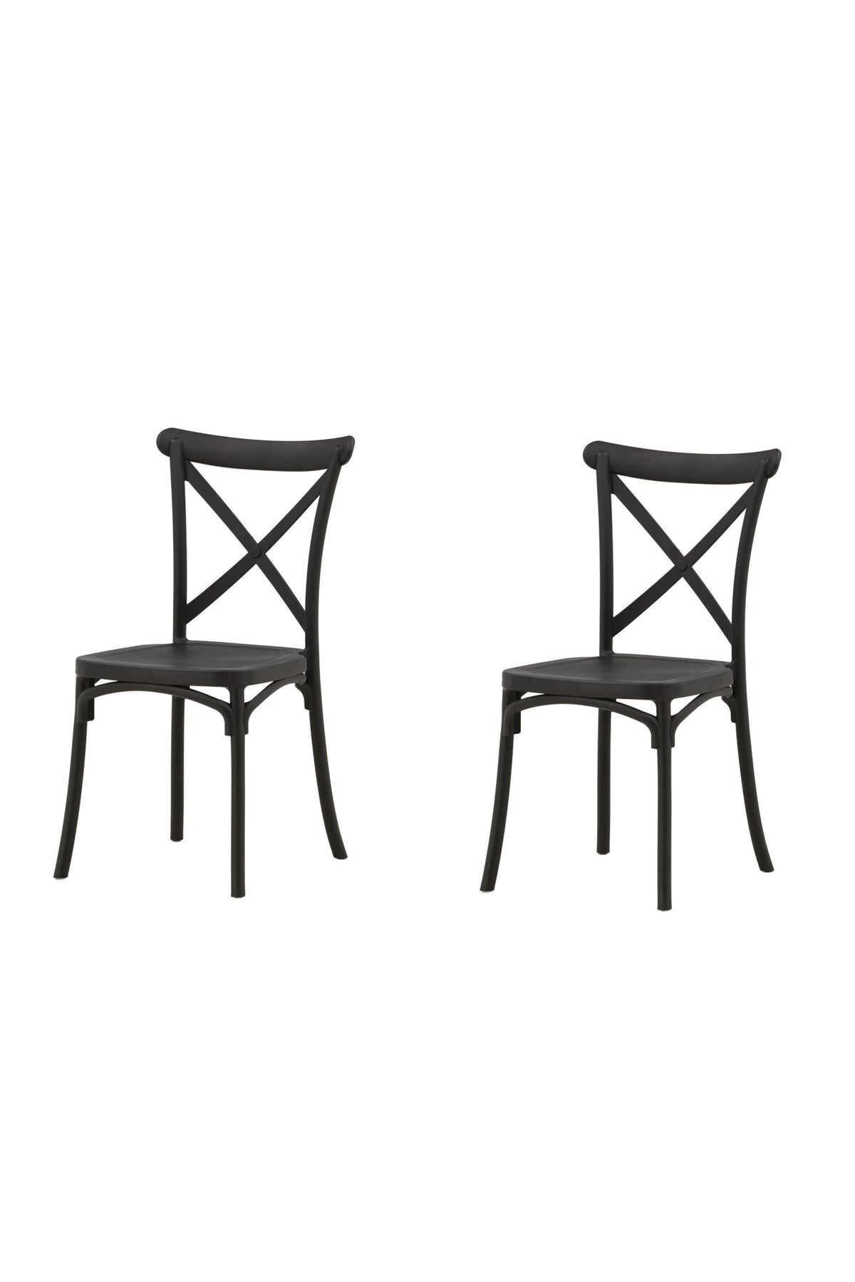 Crosett Stuhl in Schwarz präsentiert im Onlineshop von KAQTU Design AG. Stuhl ist von Venture Home