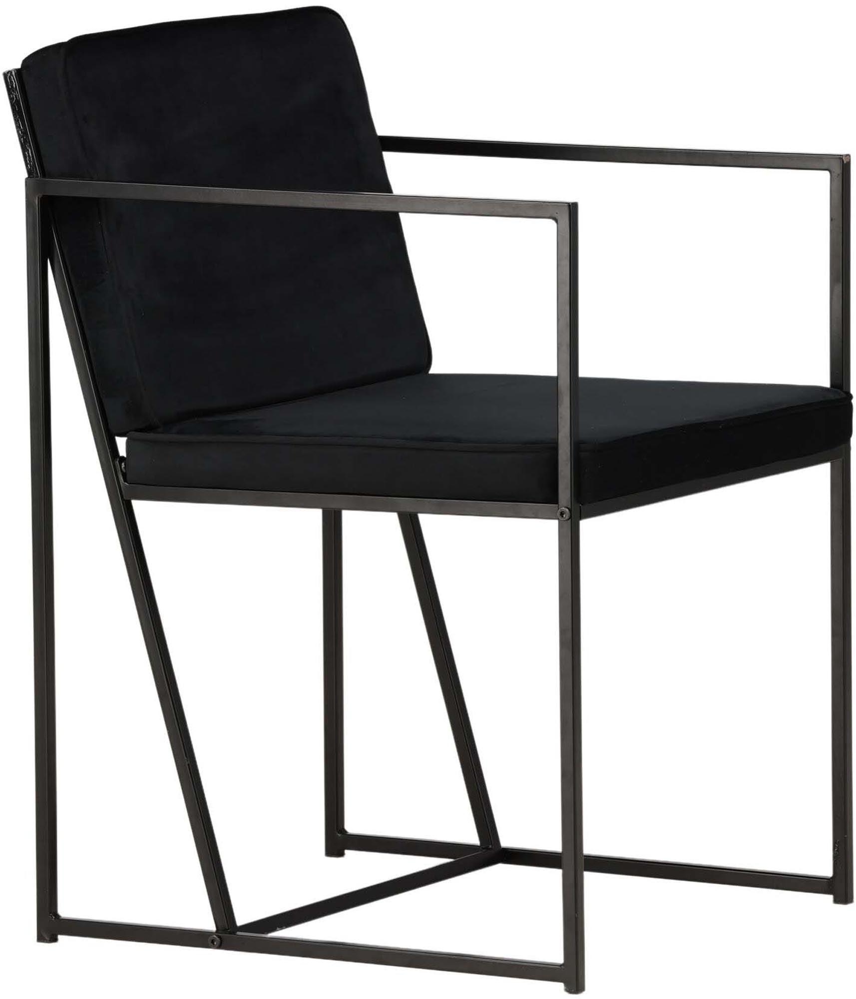 Richmond Stuhl: Luxuriöser Samt trifft auf modernes Design von Venture Home.