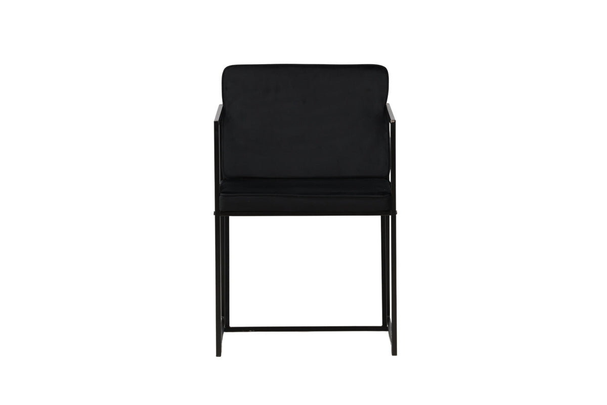 Richmond Stuhl in Schwarz präsentiert im Onlineshop von KAQTU Design AG. Stuhl mit Armlehne ist von Venture Home
