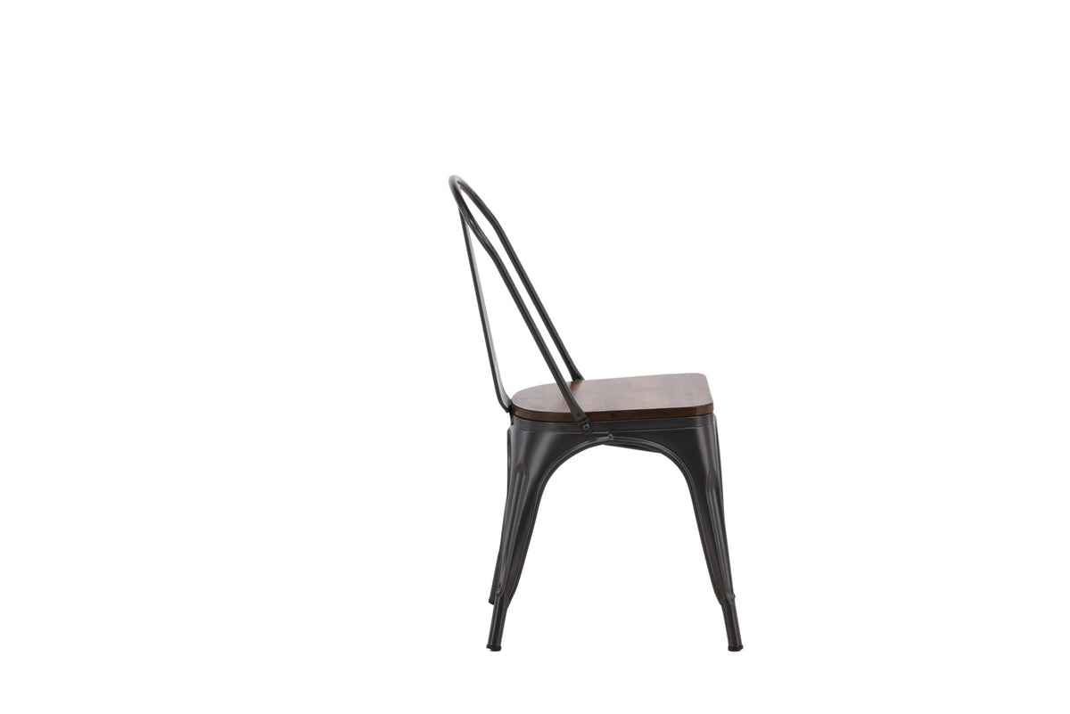 Tempe Stuhl in Nussbaum präsentiert im Onlineshop von KAQTU Design AG. Stuhl ist von Venture Home