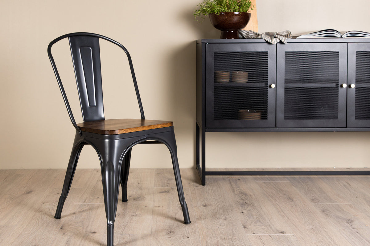 Tempe Stuhl in Nussbaum präsentiert im Onlineshop von KAQTU Design AG. Stuhl ist von Venture Home