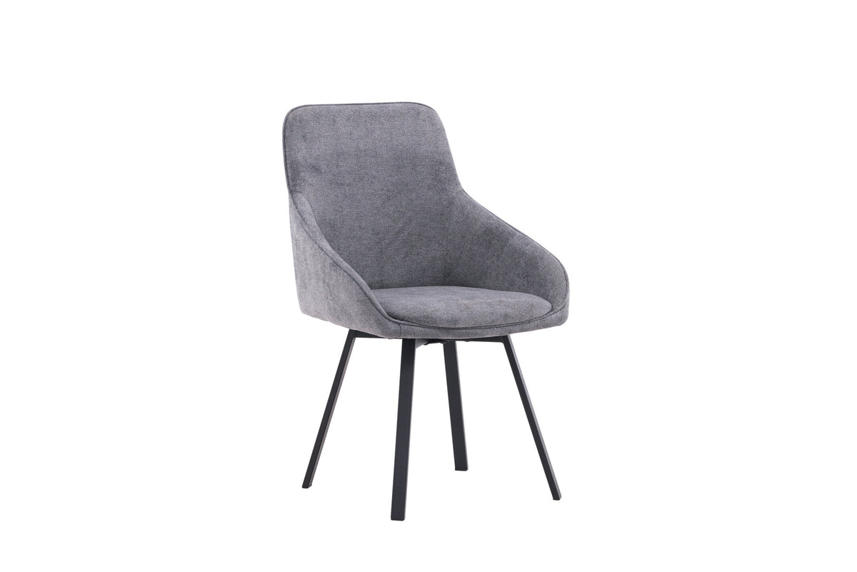 Rosie Drehstuhl in Grau präsentiert im Onlineshop von KAQTU Design AG. Drehstuhl ist von Venture Home