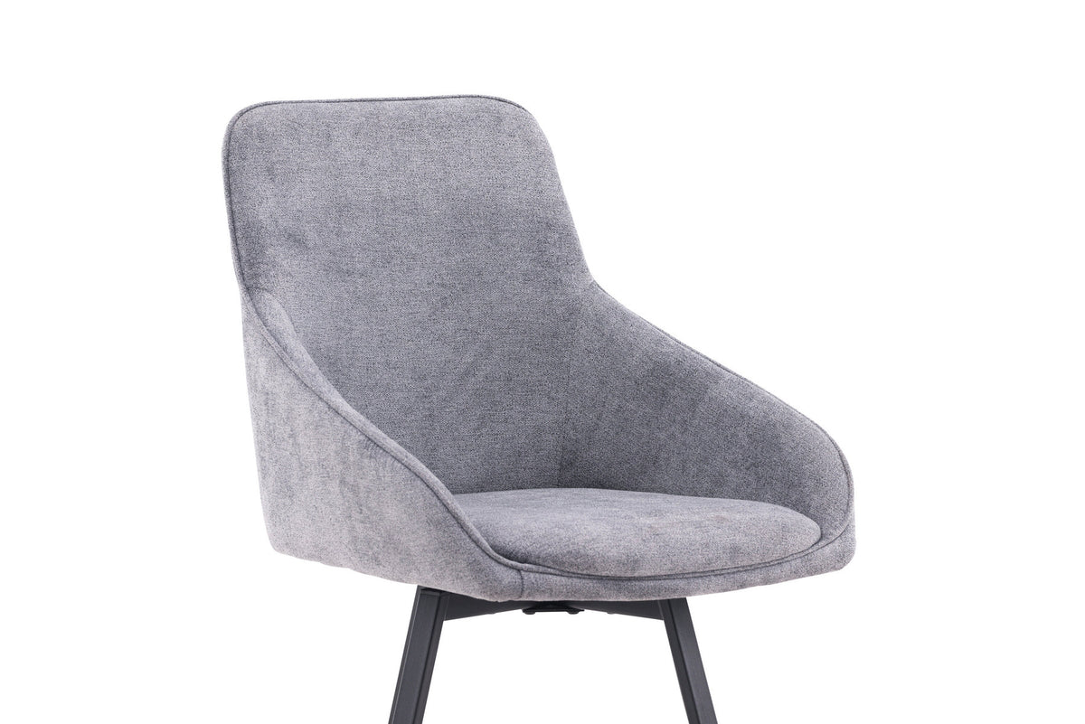 Rosie Drehstuhl in Grau präsentiert im Onlineshop von KAQTU Design AG. Drehstuhl ist von Venture Home