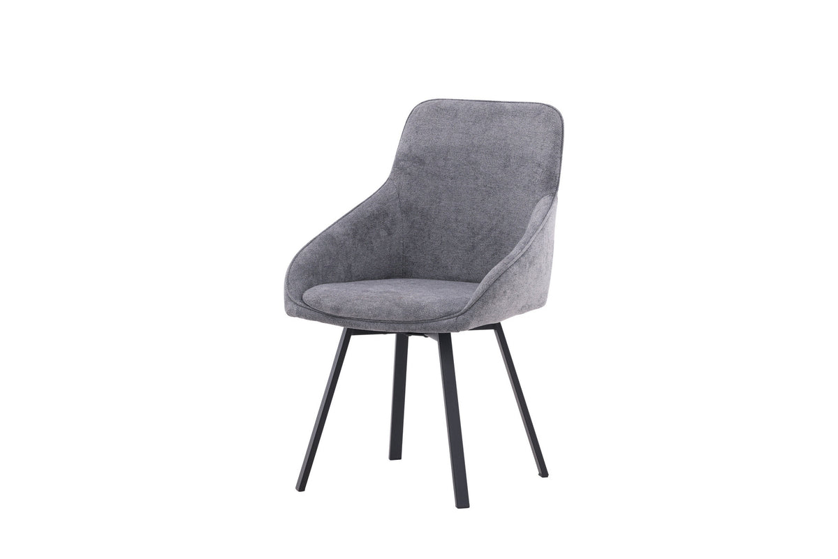 Rosie Drehstuhl in Grau präsentiert im Onlineshop von KAQTU Design AG. Drehstuhl ist von Venture Home