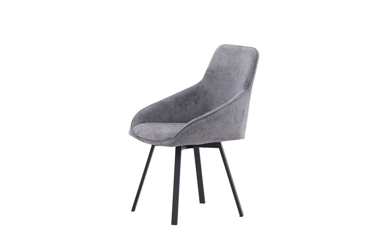 Rosie Drehstuhl in Grau präsentiert im Onlineshop von KAQTU Design AG. Drehstuhl ist von Venture Home