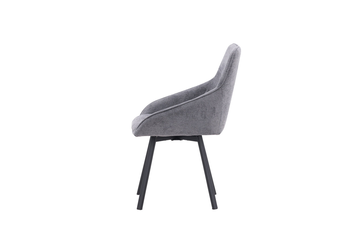 Rosie Drehstuhl in Grau präsentiert im Onlineshop von KAQTU Design AG. Drehstuhl ist von Venture Home