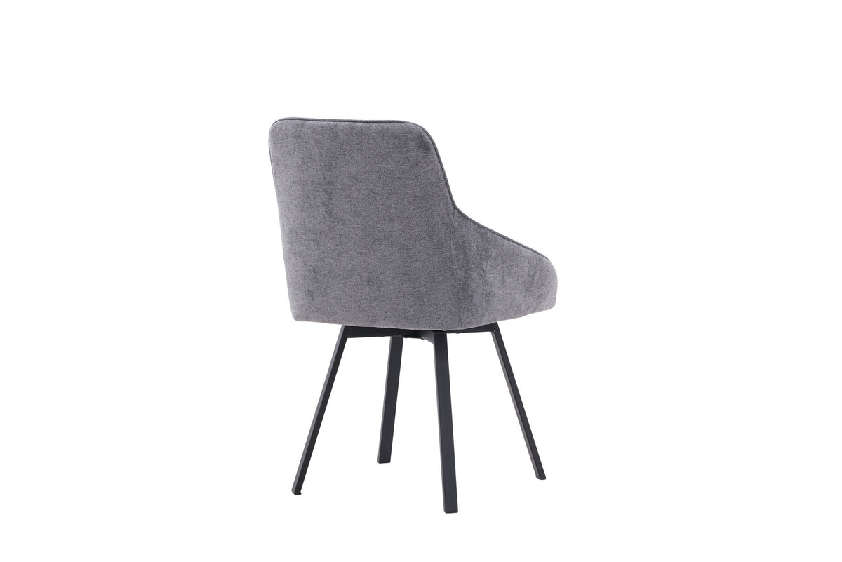 Rosie Drehstuhl in Grau präsentiert im Onlineshop von KAQTU Design AG. Drehstuhl ist von Venture Home