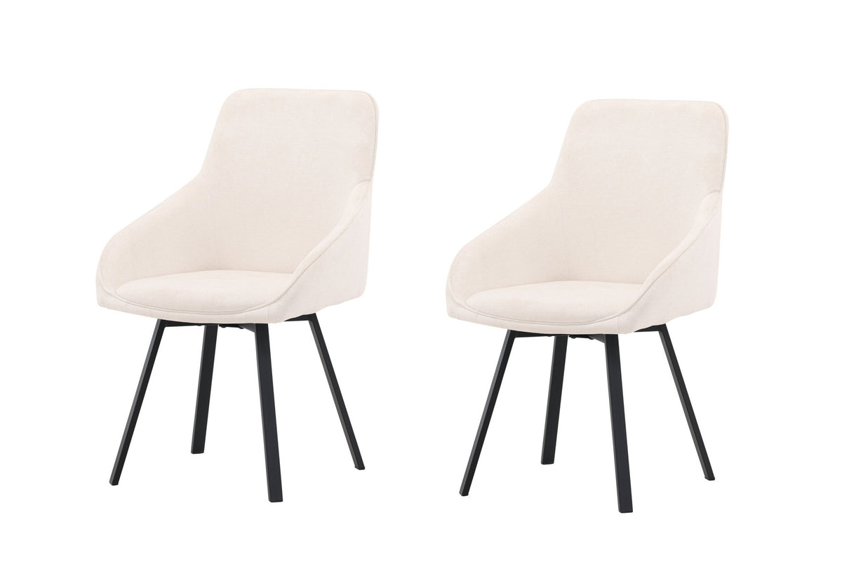 Rosie Drehstuhl in Beige präsentiert im Onlineshop von KAQTU Design AG. Drehstuhl ist von Venture Home