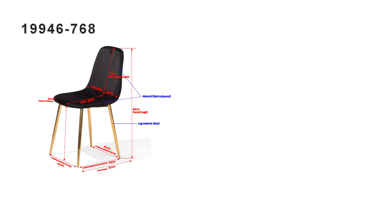 Polar Stuhl in Schwarz präsentiert im Onlineshop von KAQTU Design AG. Stuhl ist von Venture Home