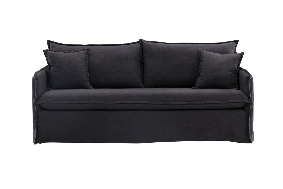 Nova 3 Sitzer Sofa in Schwarz präsentiert im Onlineshop von KAQTU Design AG. 3er Sofa ist von Venture Home