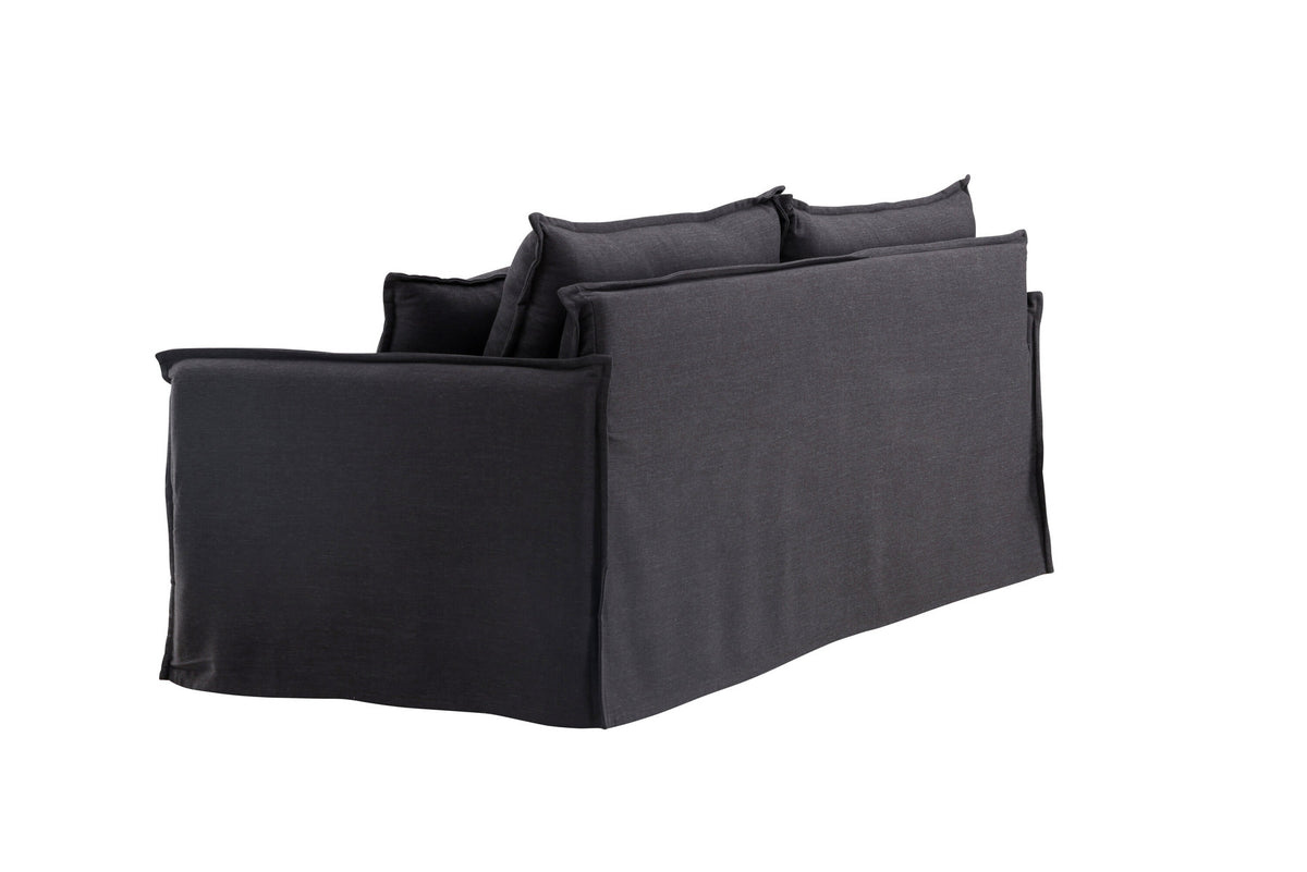 Nova 3 Sitzer Sofa in Schwarz präsentiert im Onlineshop von KAQTU Design AG. 3er Sofa ist von Venture Home