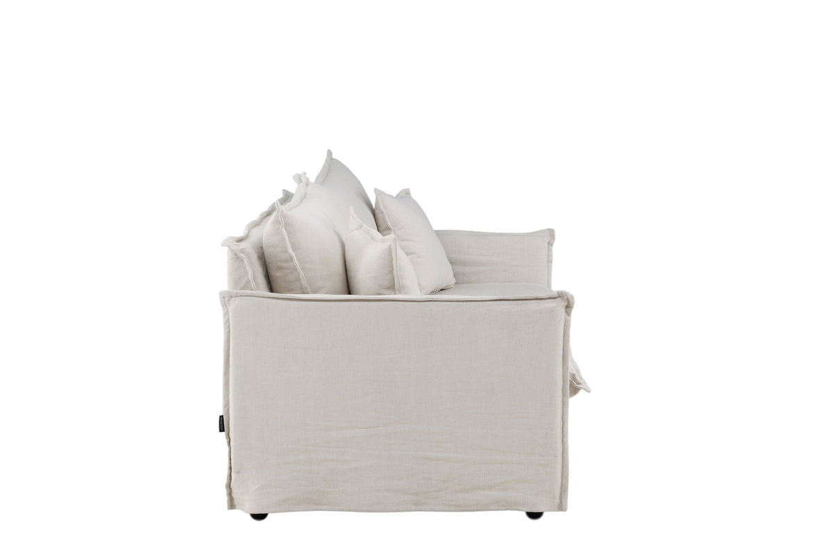 Nova Sofa in Beige präsentiert im Onlineshop von KAQTU Design AG. 3er Sofa ist von Venture Home