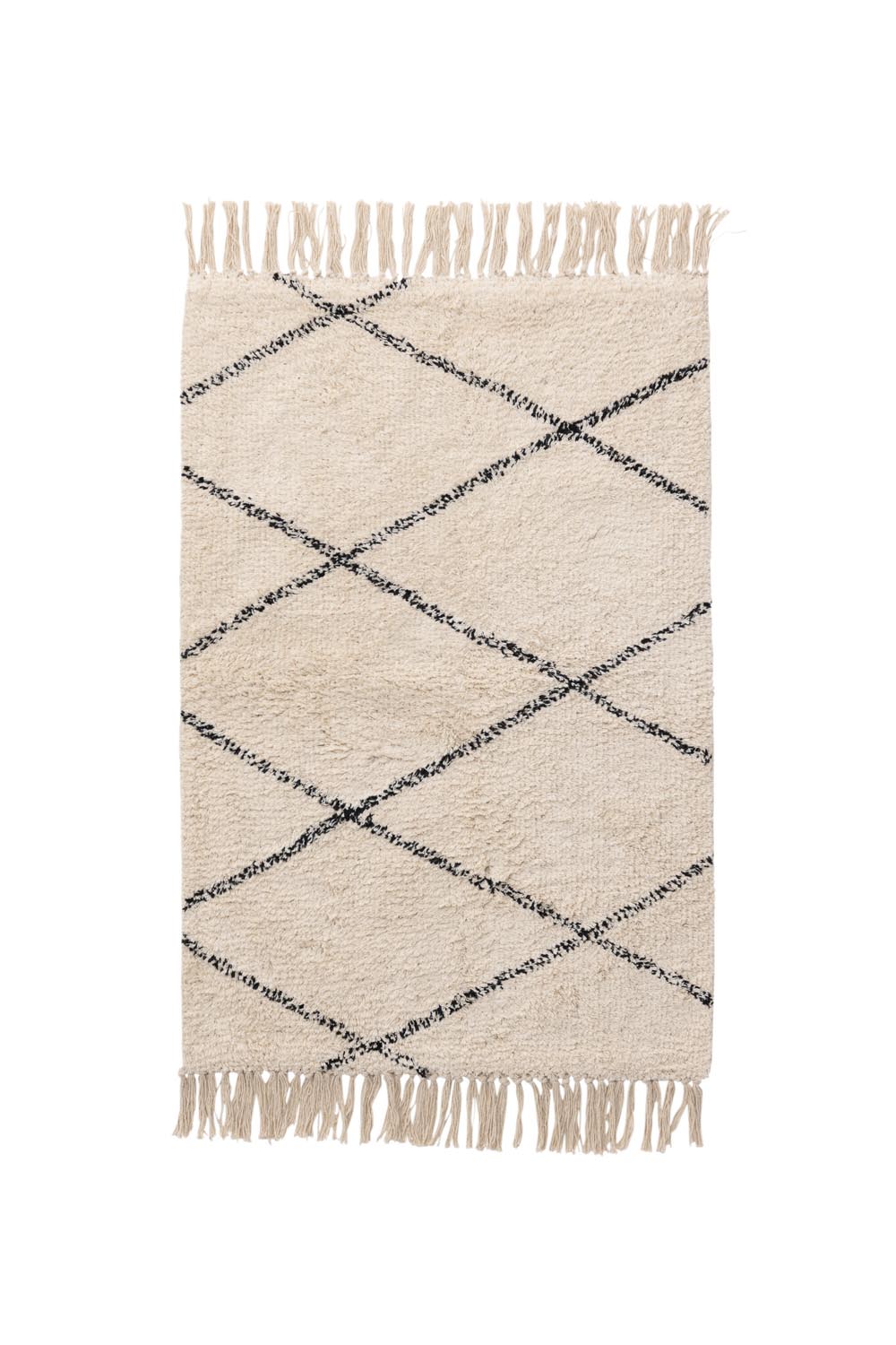 Thelma Teppich in Weiss präsentiert im Onlineshop von KAQTU Design AG. Teppich ist von Venture Home