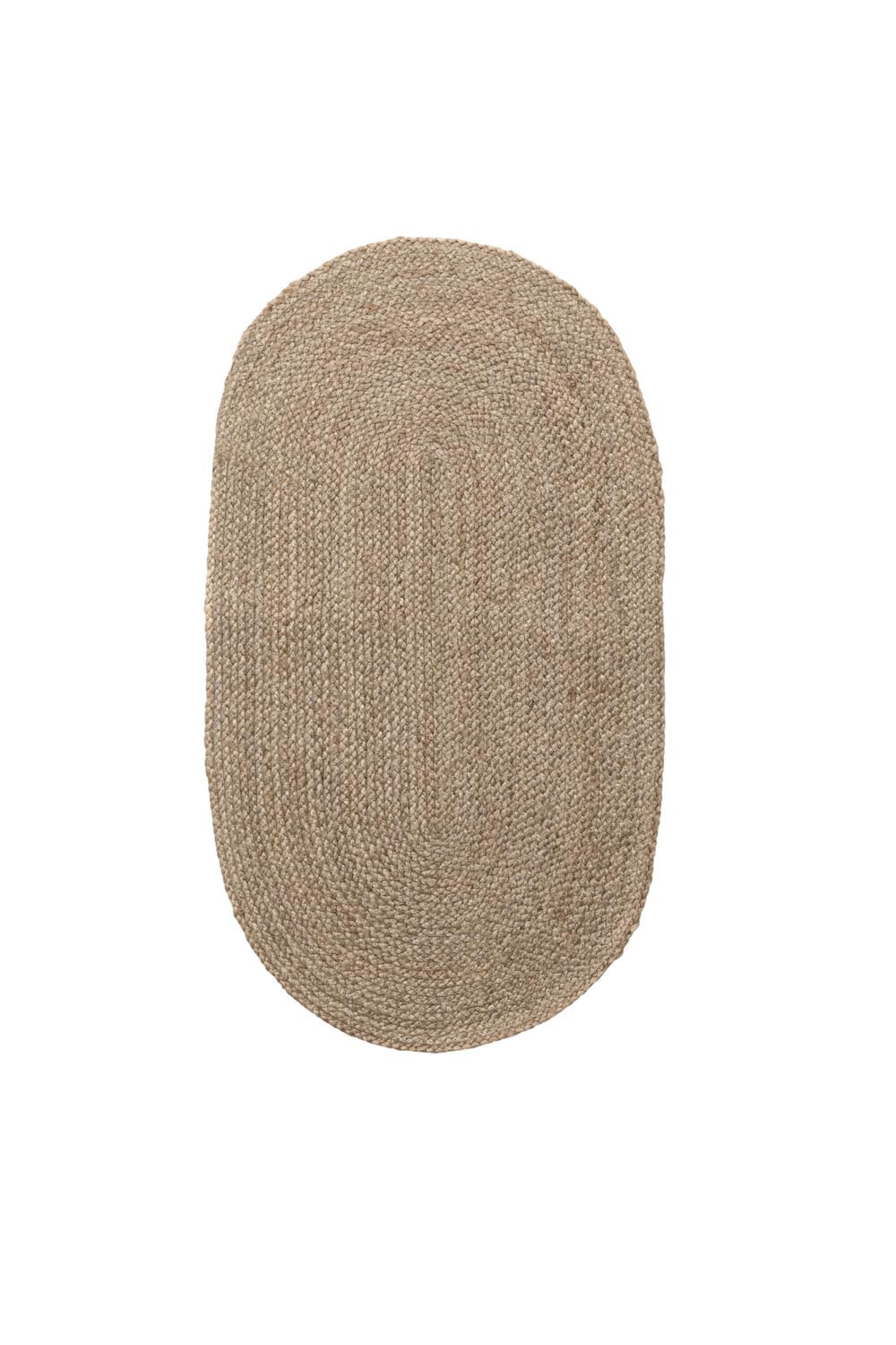 Oliver Teppich Oval in Natur präsentiert im Onlineshop von KAQTU Design AG. Teppich ist von Venture Home