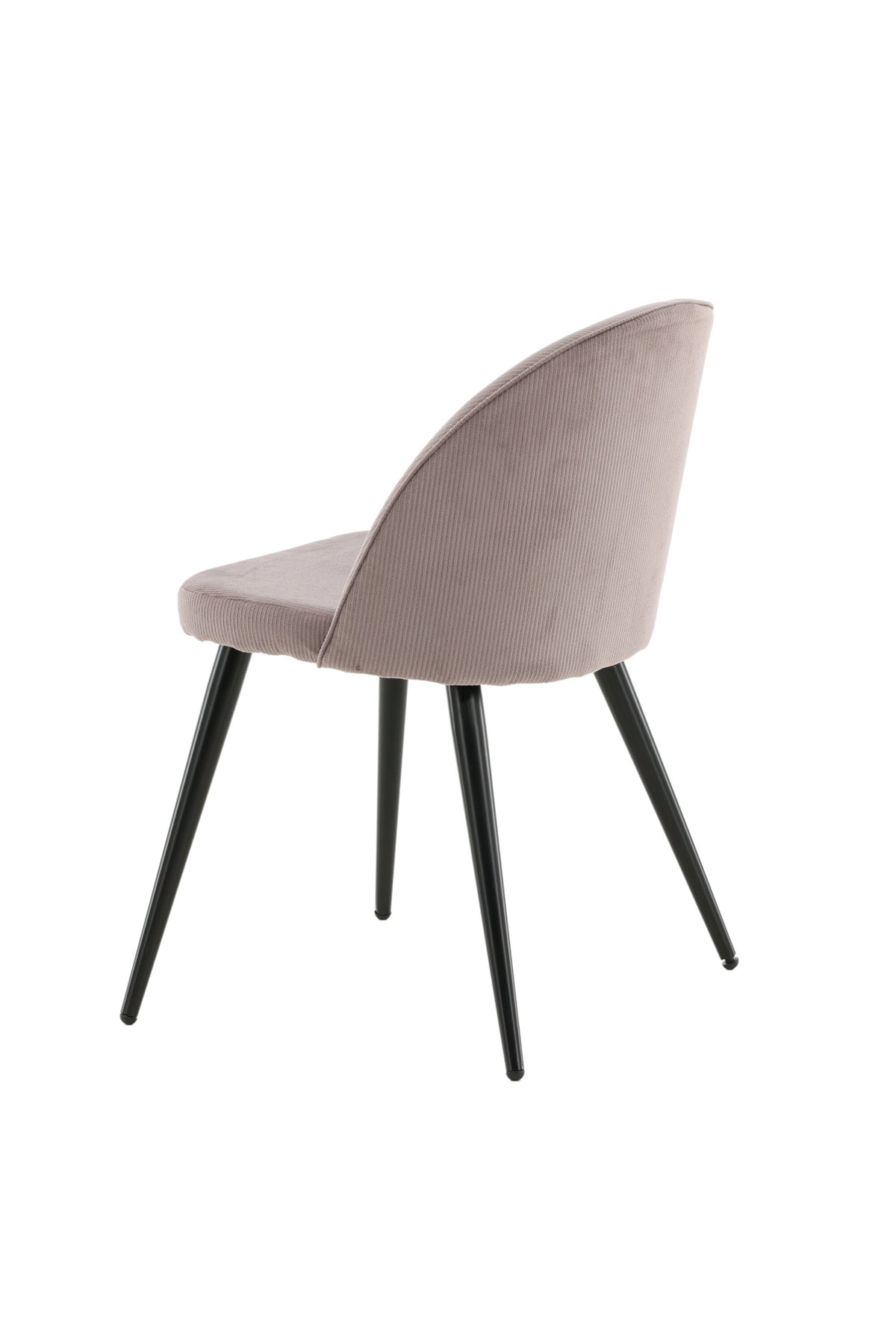 Velvet Matstol Manchester Stuhl in Altrosa / Schwarz präsentiert im Onlineshop von KAQTU Design AG. Schalenstuhl ist von Venture Home