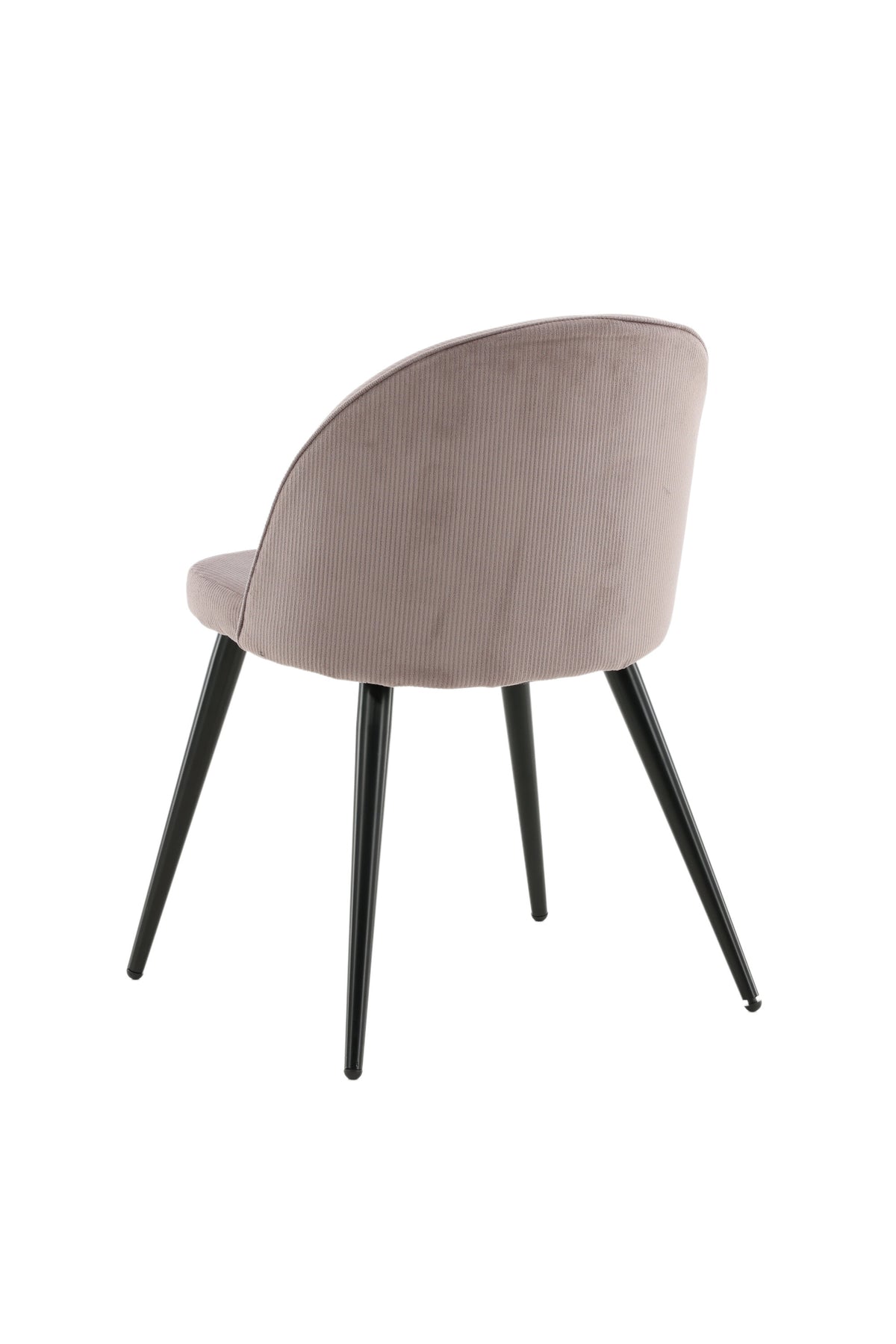 Velvet Matstol Manchester Stuhl in Altrosa / Schwarz präsentiert im Onlineshop von KAQTU Design AG. Schalenstuhl ist von Venture Home