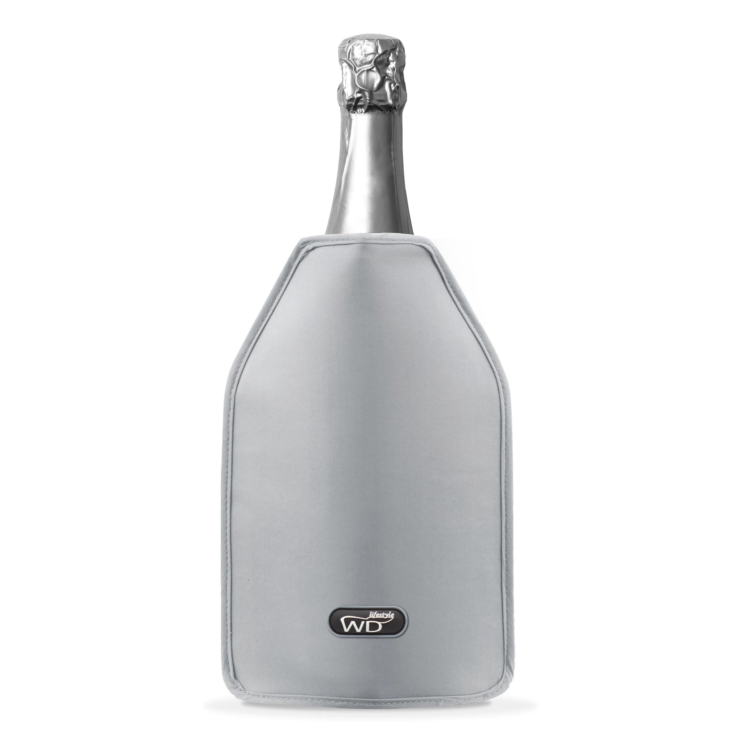 Flaschenkühler 15.5x22.5x2 cm, silber - KAQTU Design