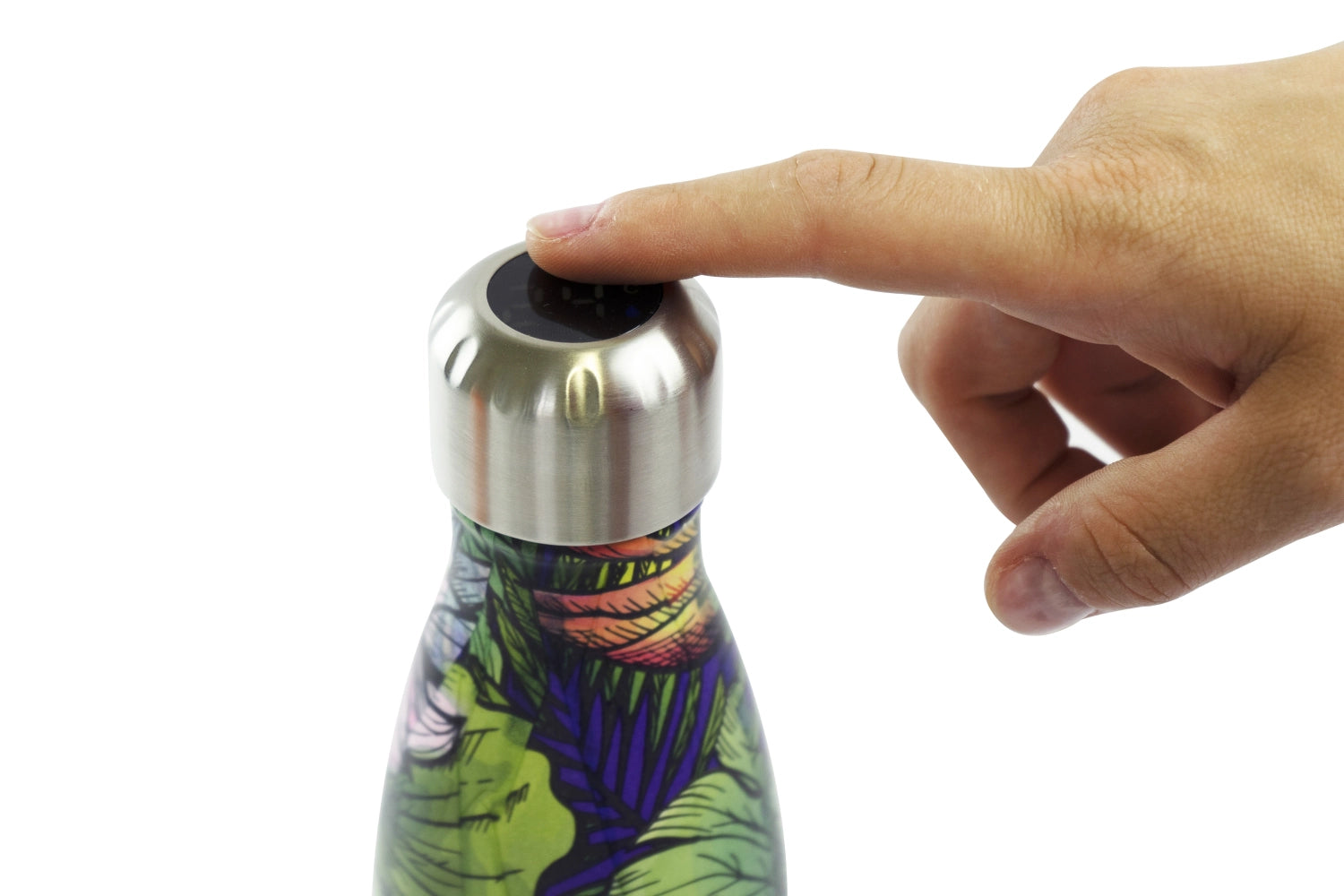 Erleben Sie die doppelwandige Isolierflasche 500ml Jungle von Easy Life – perfekt für unterwegs, hält Getränke lange heiß oder kalt!