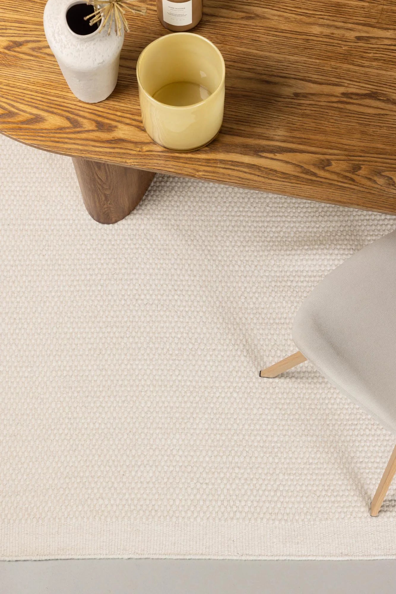 Eleganter Vilma Teppich von Venture Home in Beige, 230x160 cm.