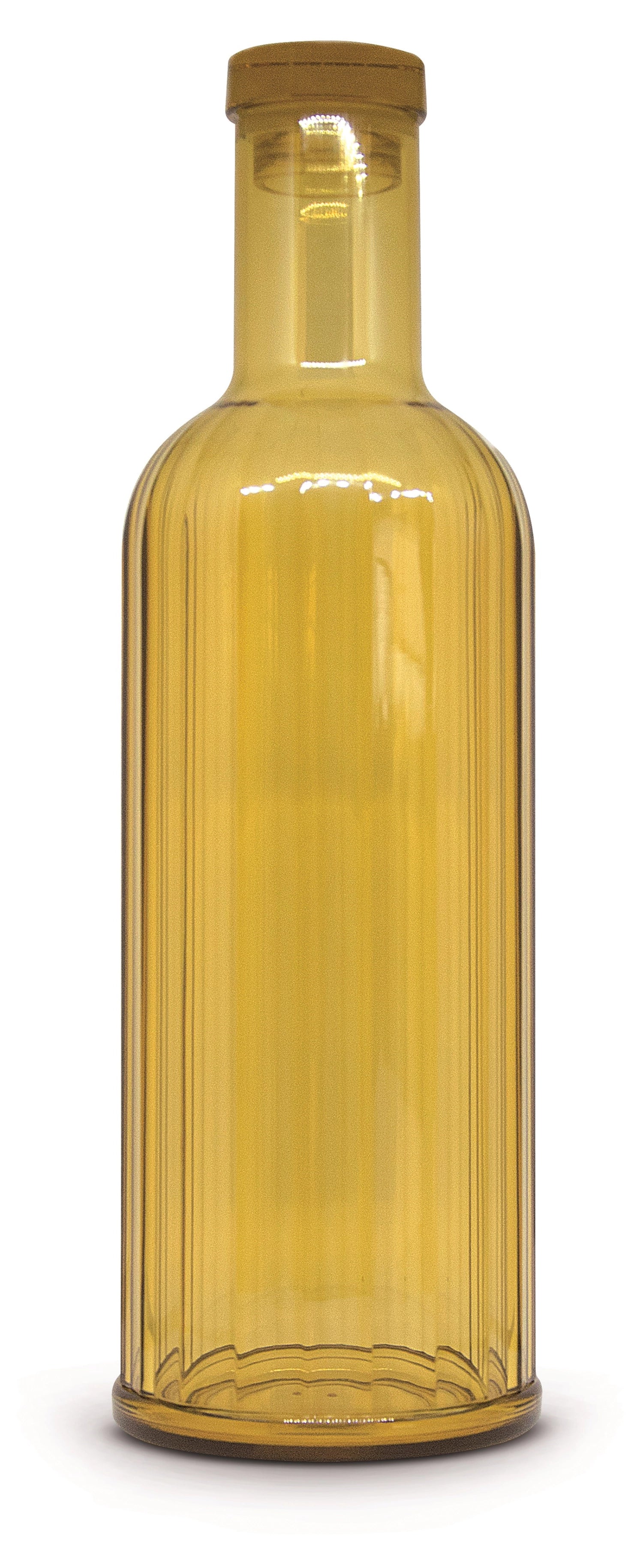 Entdecken Sie die stilvolle 1 Liter Acrylflasche von Easy Life in elegantem Bernstein. Ideal für Outdoor-Fans, leicht, bruchsicher und umweltfreundlich!