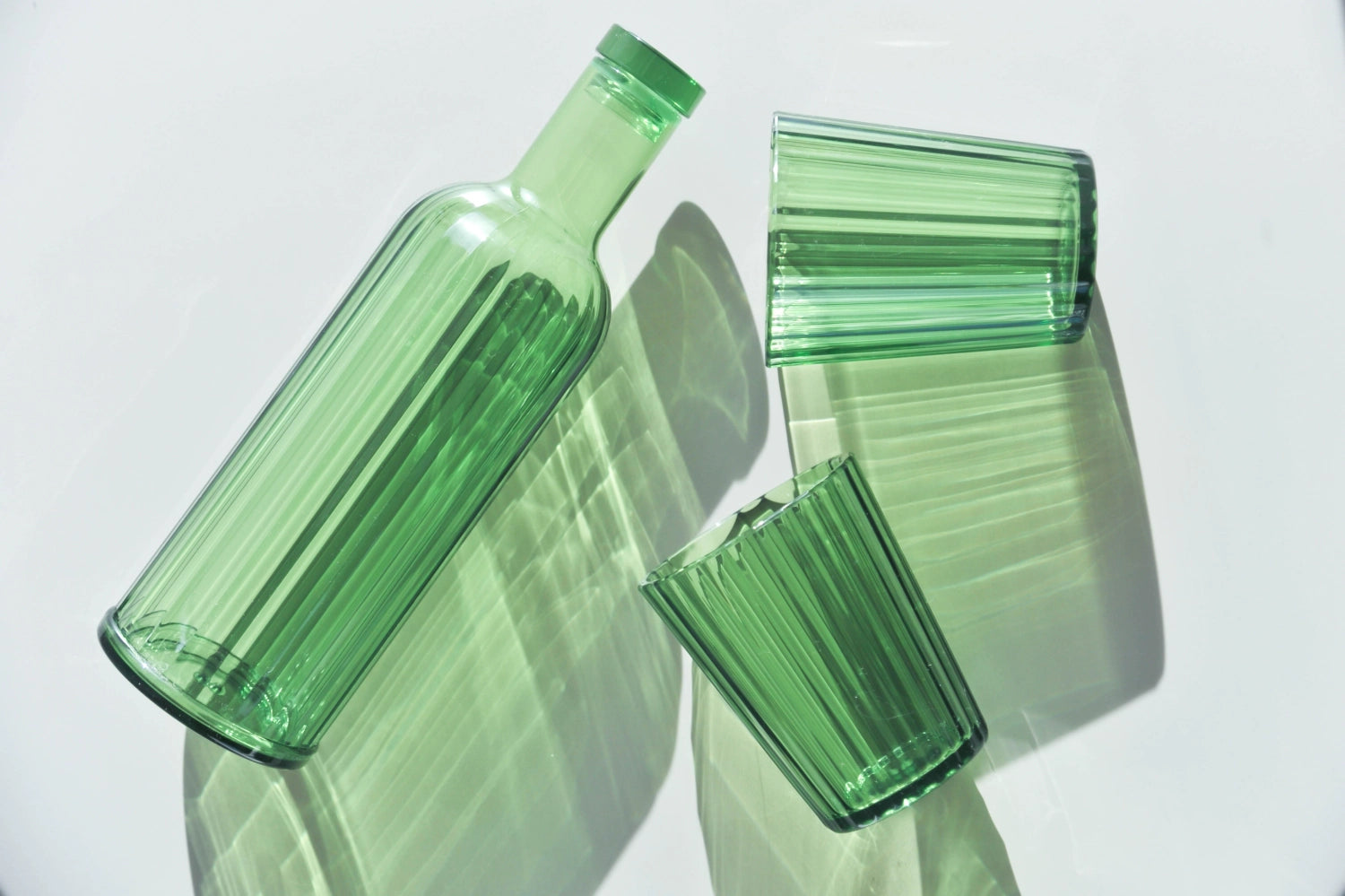 Flasche aus Acryl 1lt., grün - KAQTU Design