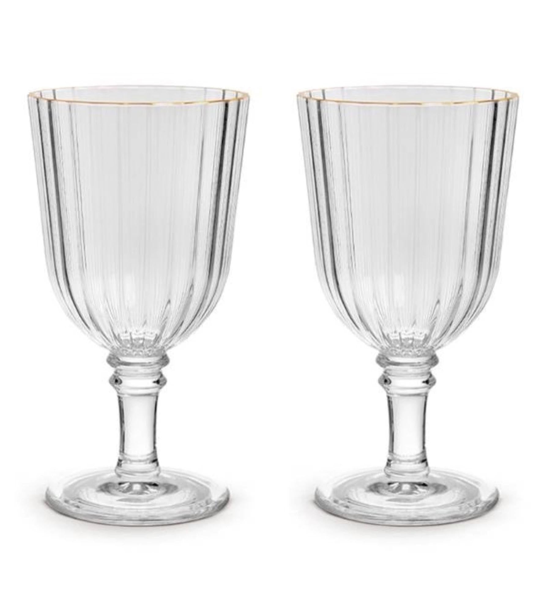2 verres réglés en acrylique 460 ml