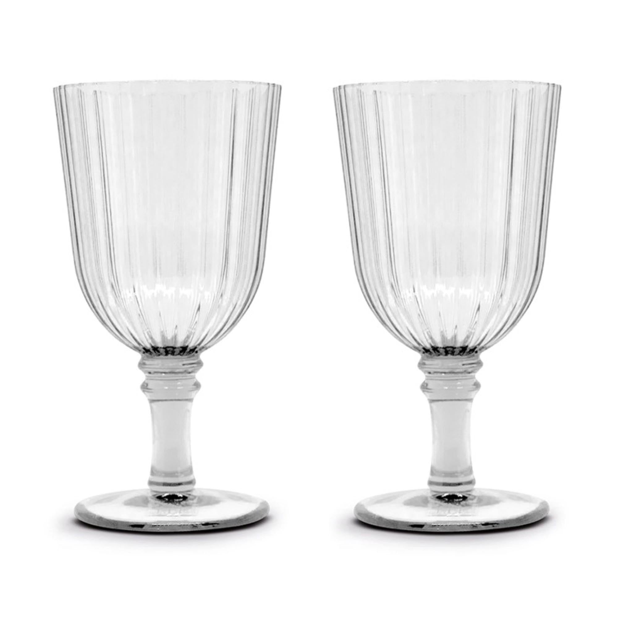2 occhiali da set in acrilico 460 ml