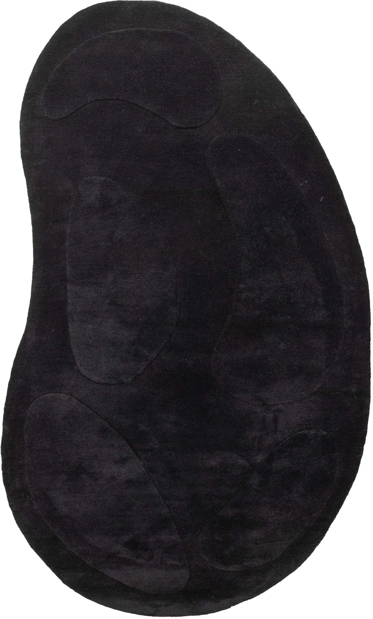 Enard Teppich in Schwarz präsentiert im Onlineshop von KAQTU Design AG. Teppich ist von Venture Home
