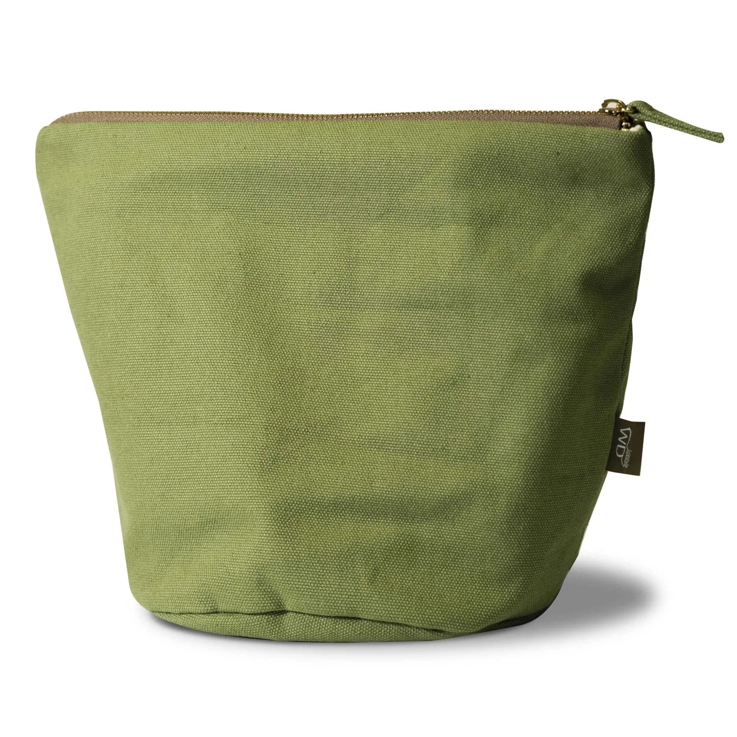 Praktische grüne Brottasche aus Baumwolle, 20 cm, beheizbar, ideal für frisches Brot, von Easy Life.