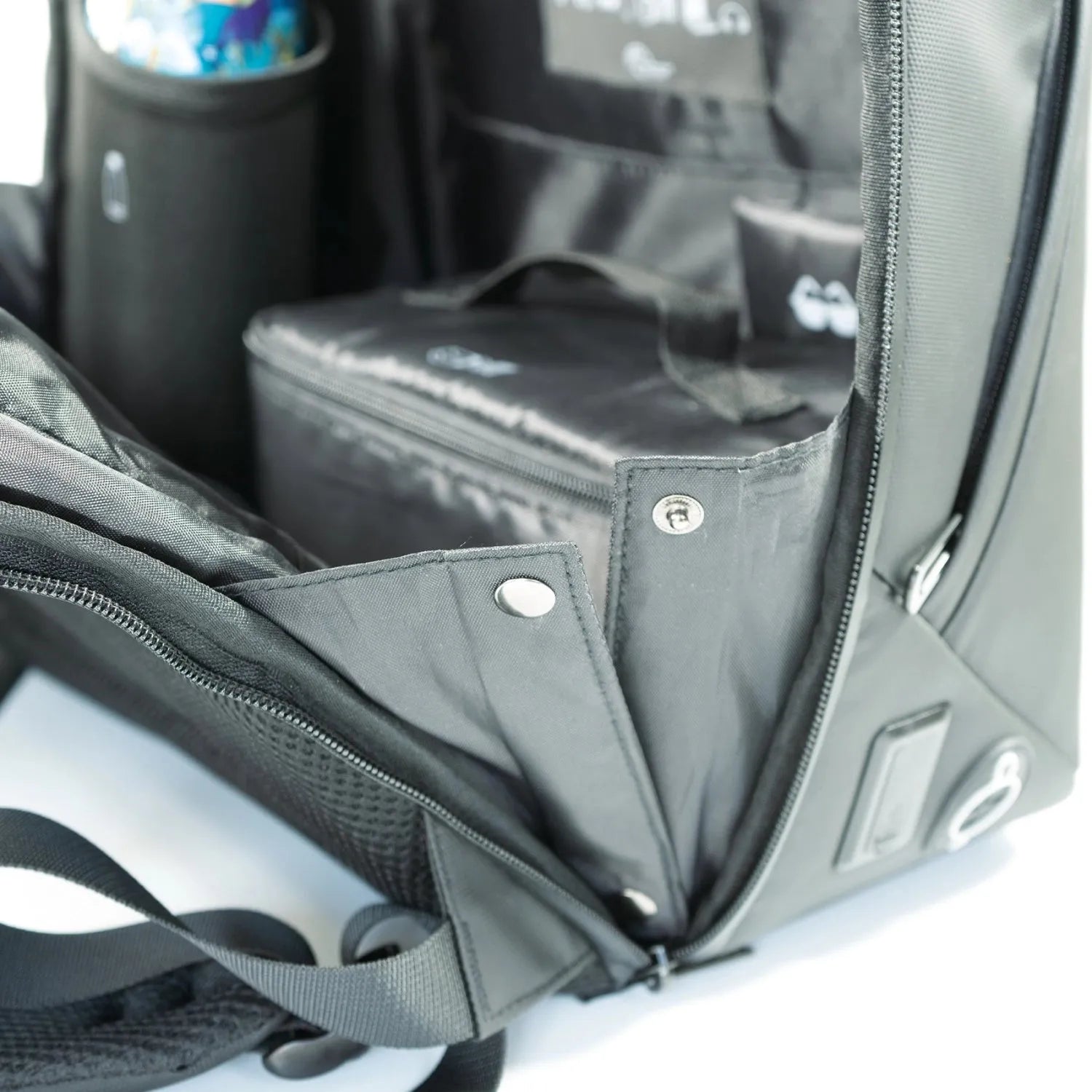 Nachhaltiger City Life-Rucksack 19L, schwarz, für moderne Pendler.