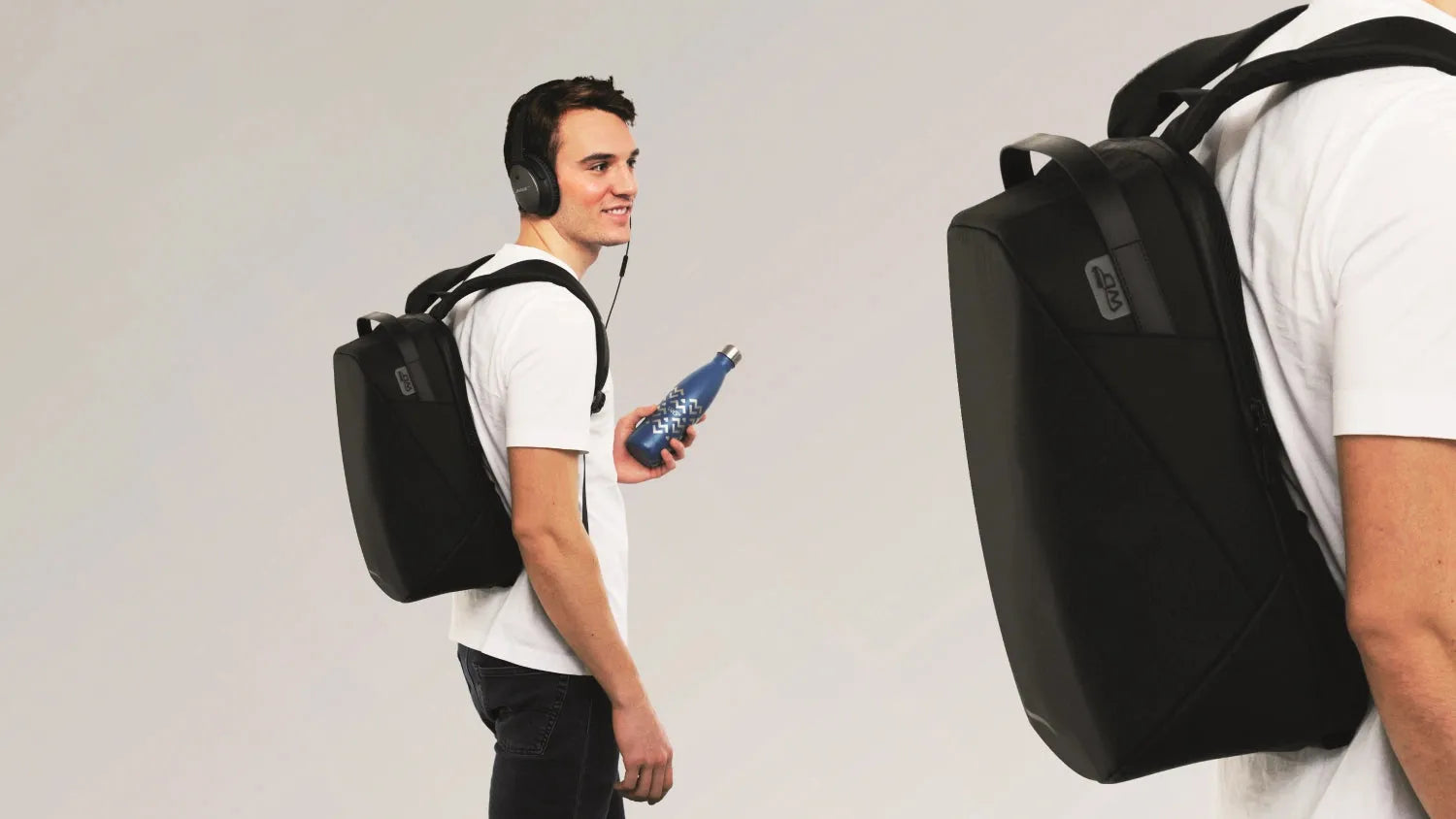 Stylischer RPET-Rucksack 19L: Ideal für urbane Abenteurer.