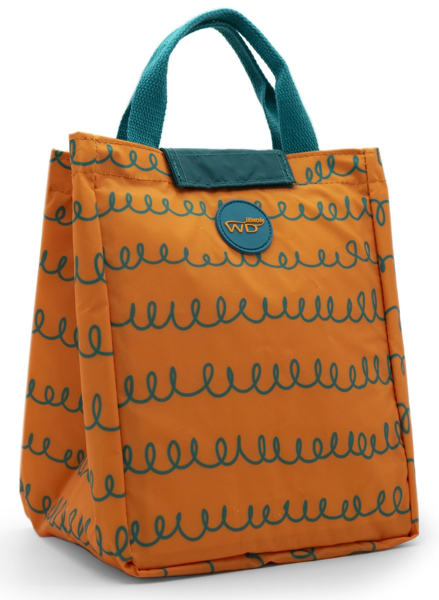 Thermo Lunch Bag klein orange und grün, 6L in Orange präsentiert im Onlineshop von KAQTU Design AG. Tasche ist von Easy Life
