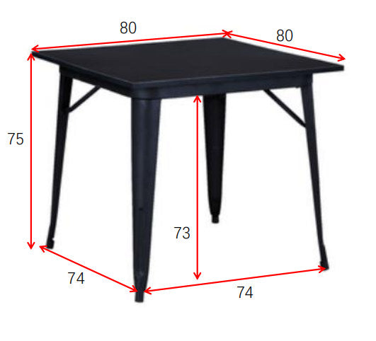 Tempe Tisch in Schwarz präsentiert im Onlineshop von KAQTU Design AG. Esstisch ist von Venture Home