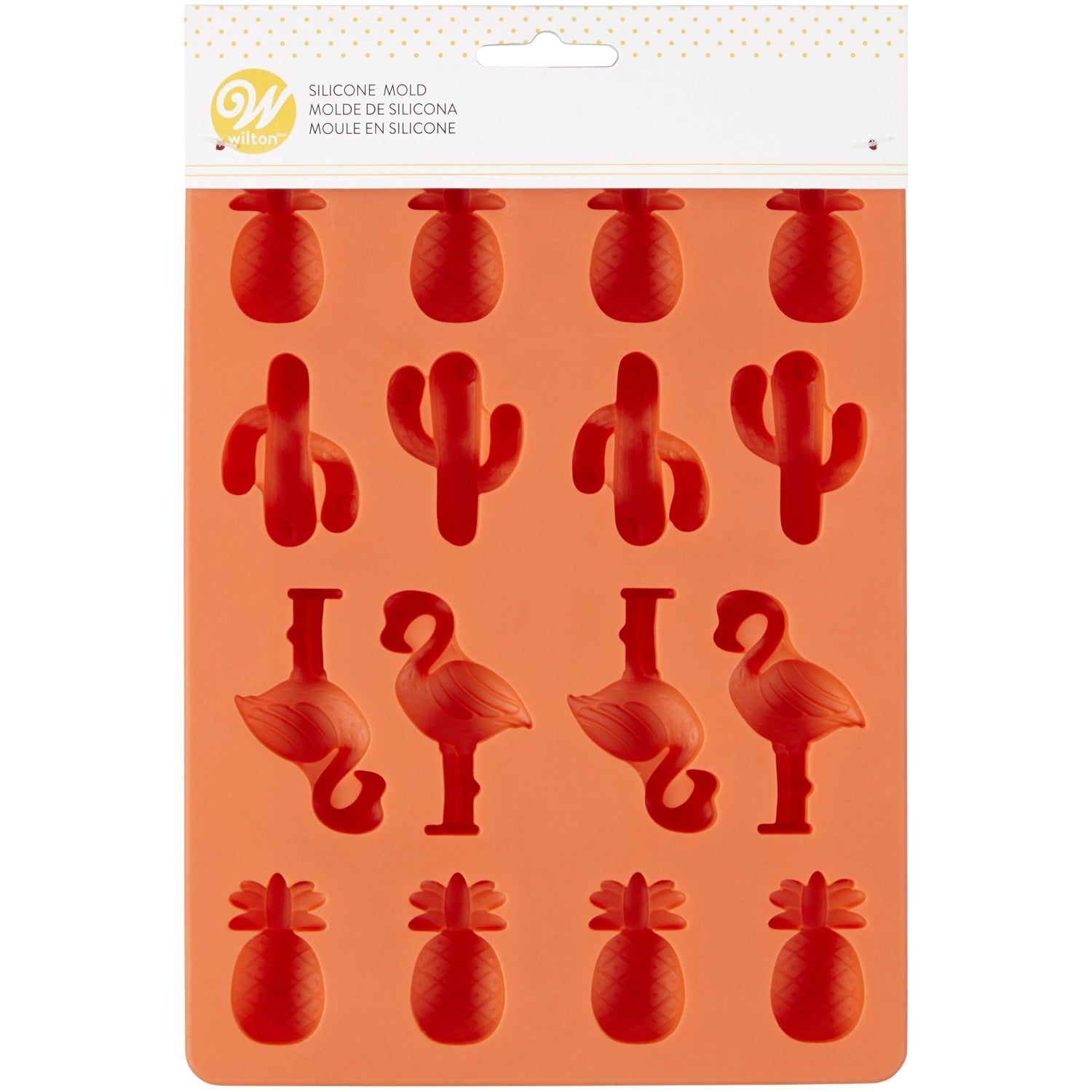 Candy Mold 16er Ananas, Flamingo, Kaktus - KAQTU Design