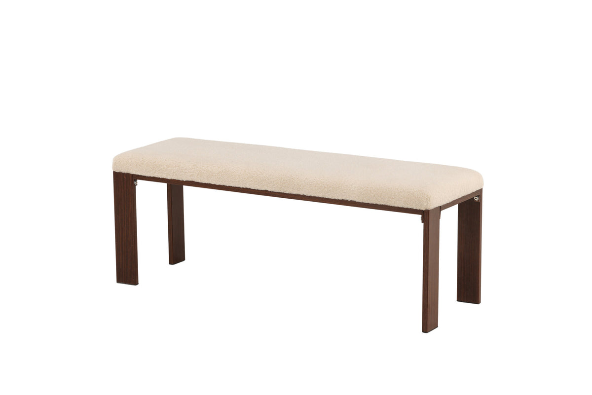 Chester Bank in Weiss präsentiert im Onlineshop von KAQTU Design AG. Sitzbank ist von Venture Home