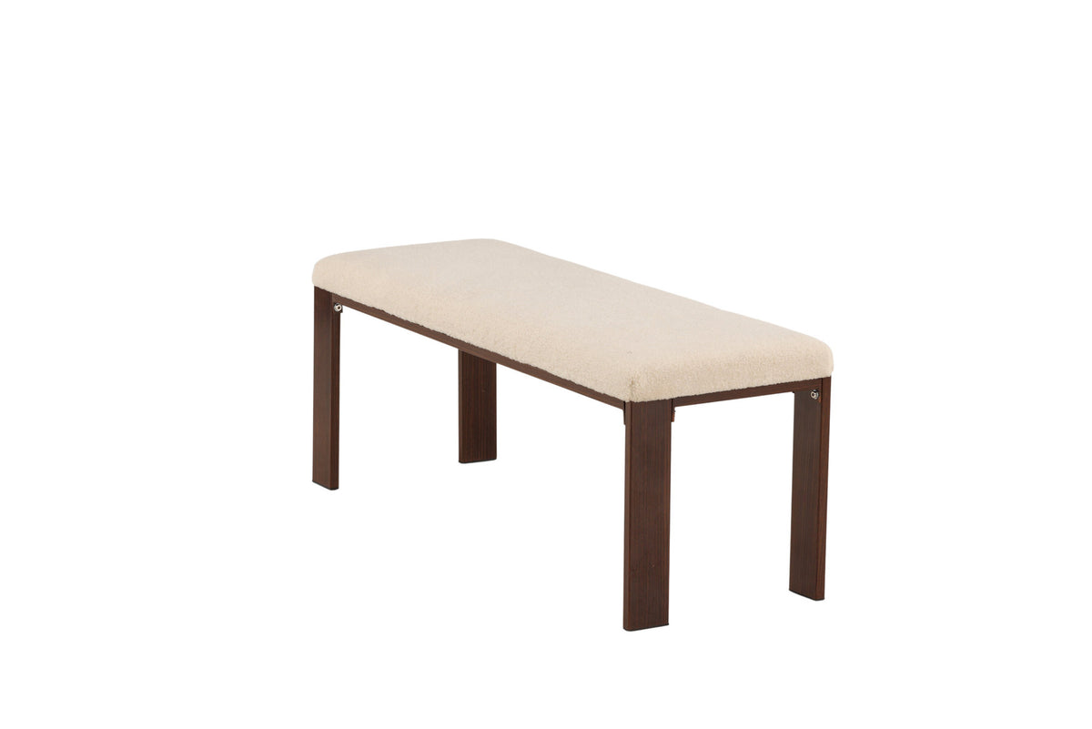 Chester Bank in Weiss präsentiert im Onlineshop von KAQTU Design AG. Sitzbank ist von Venture Home