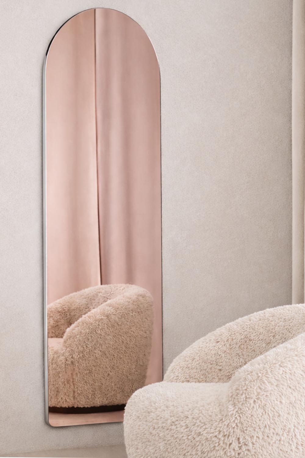 Sarasota Großer Spiegel in Roségold präsentiert im Onlineshop von KAQTU Design AG. Spiegel ist von Venture Home