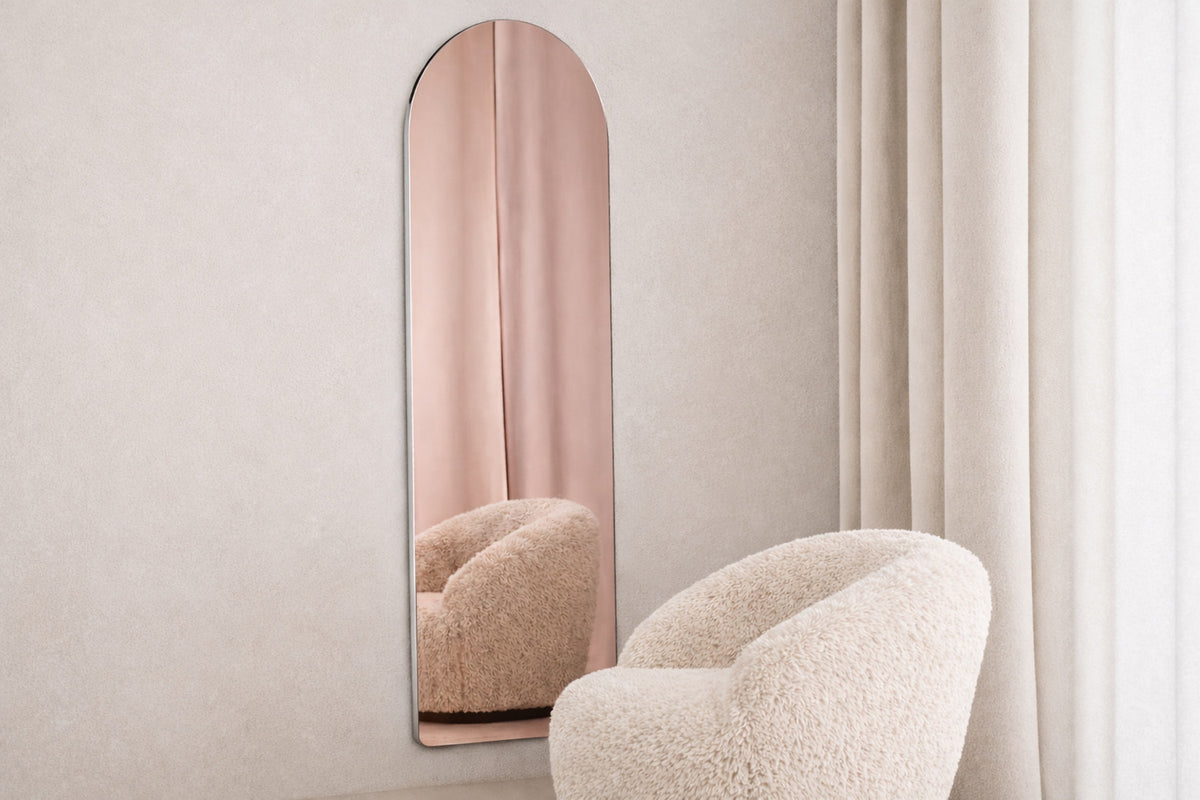 Sarasota Großer Spiegel in Roségold präsentiert im Onlineshop von KAQTU Design AG. Spiegel ist von Venture Home