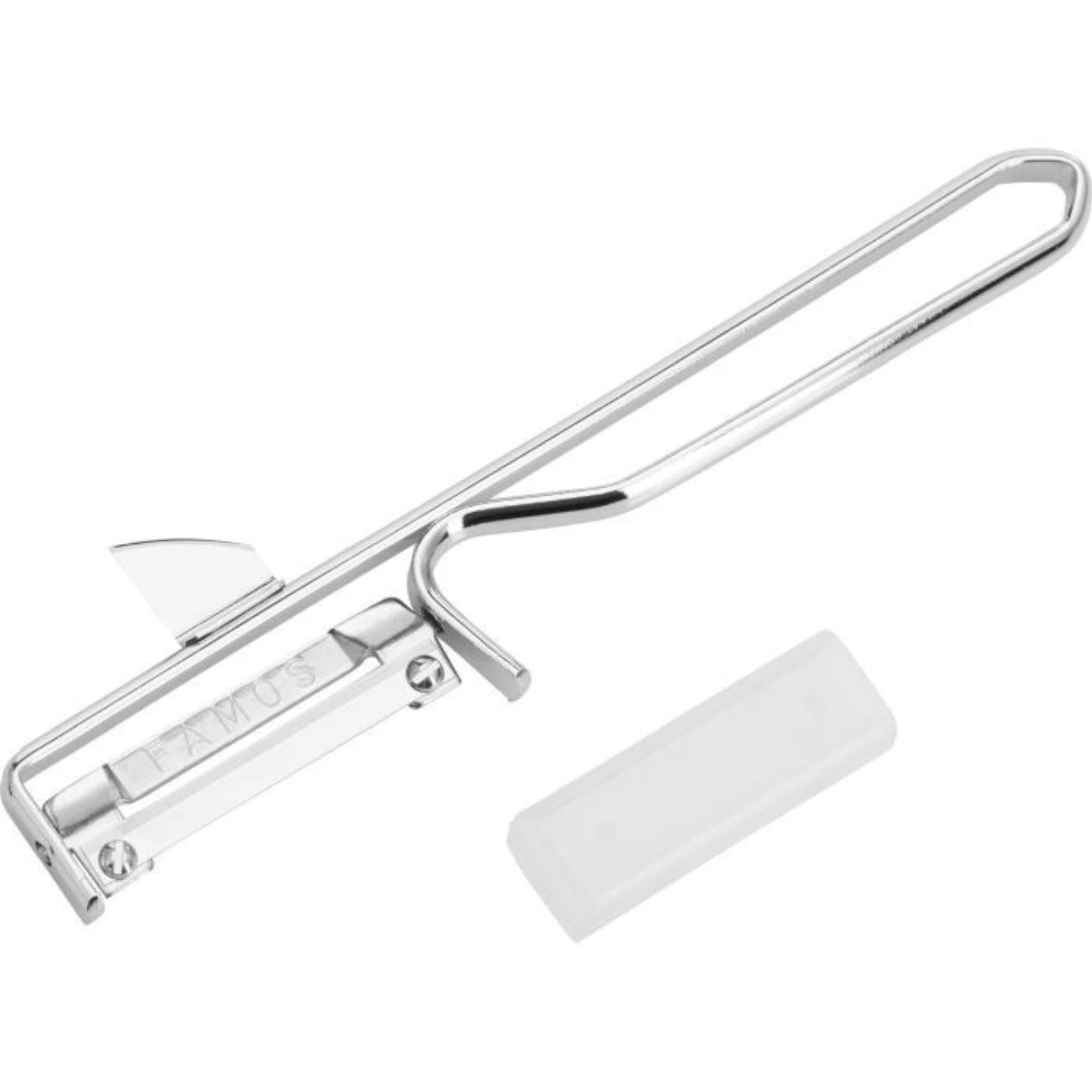 Der Westmark Sparschäler Famos bietet präzises Schälen dank robuster Qualität und ergonomischem Design, ideal für jede Küche.