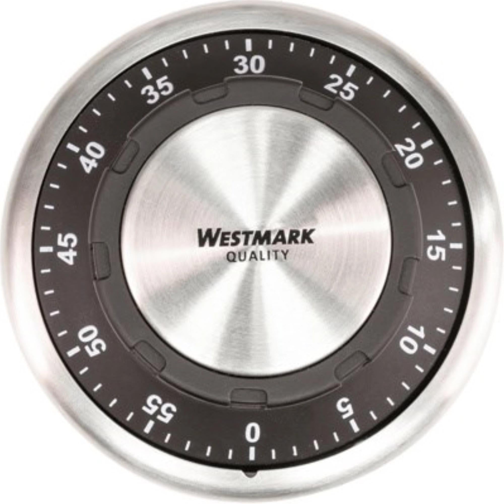 Entdecken Sie den mechanischen Kurzzeitmesser Redondo von Westmark. Ideal für präzises Kochen und Backen, langlebig, umweltfreundlich und benutzerfreundlich.