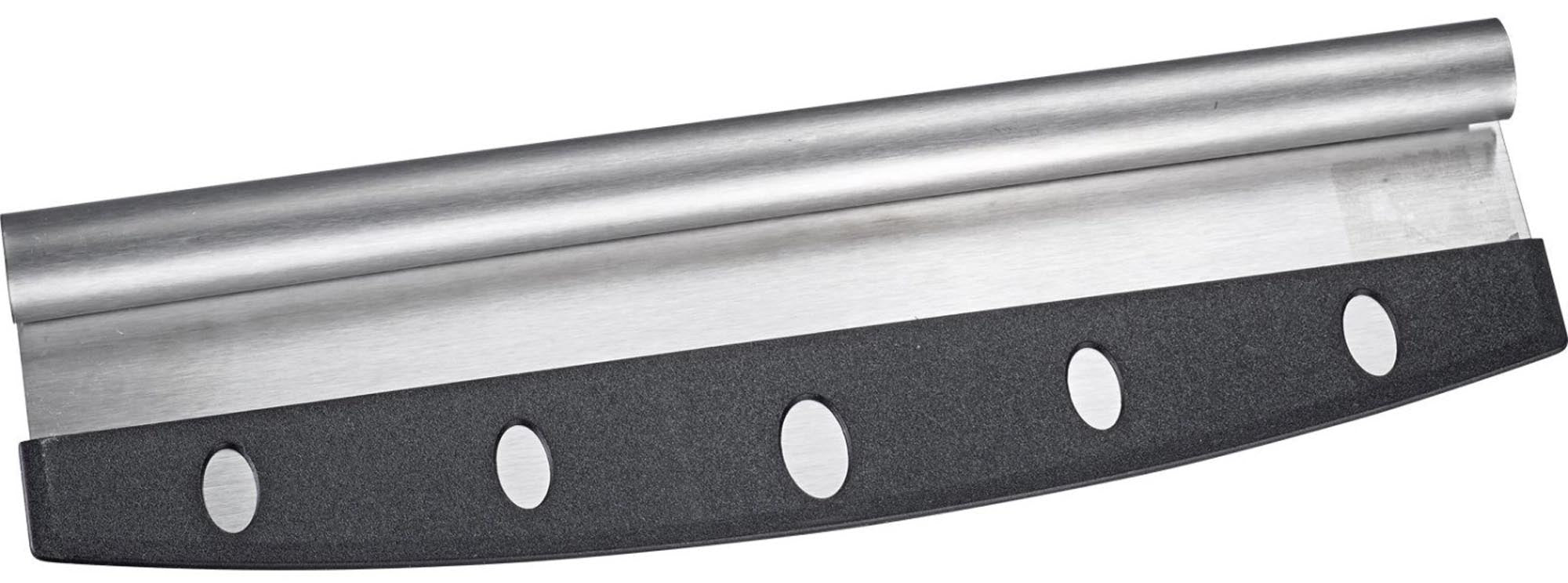 Effizientes Pizza-Wiegemesser von Westmark mit scharfer Edelstahlklinge und ergonomischem Griff für präzises Schneiden.